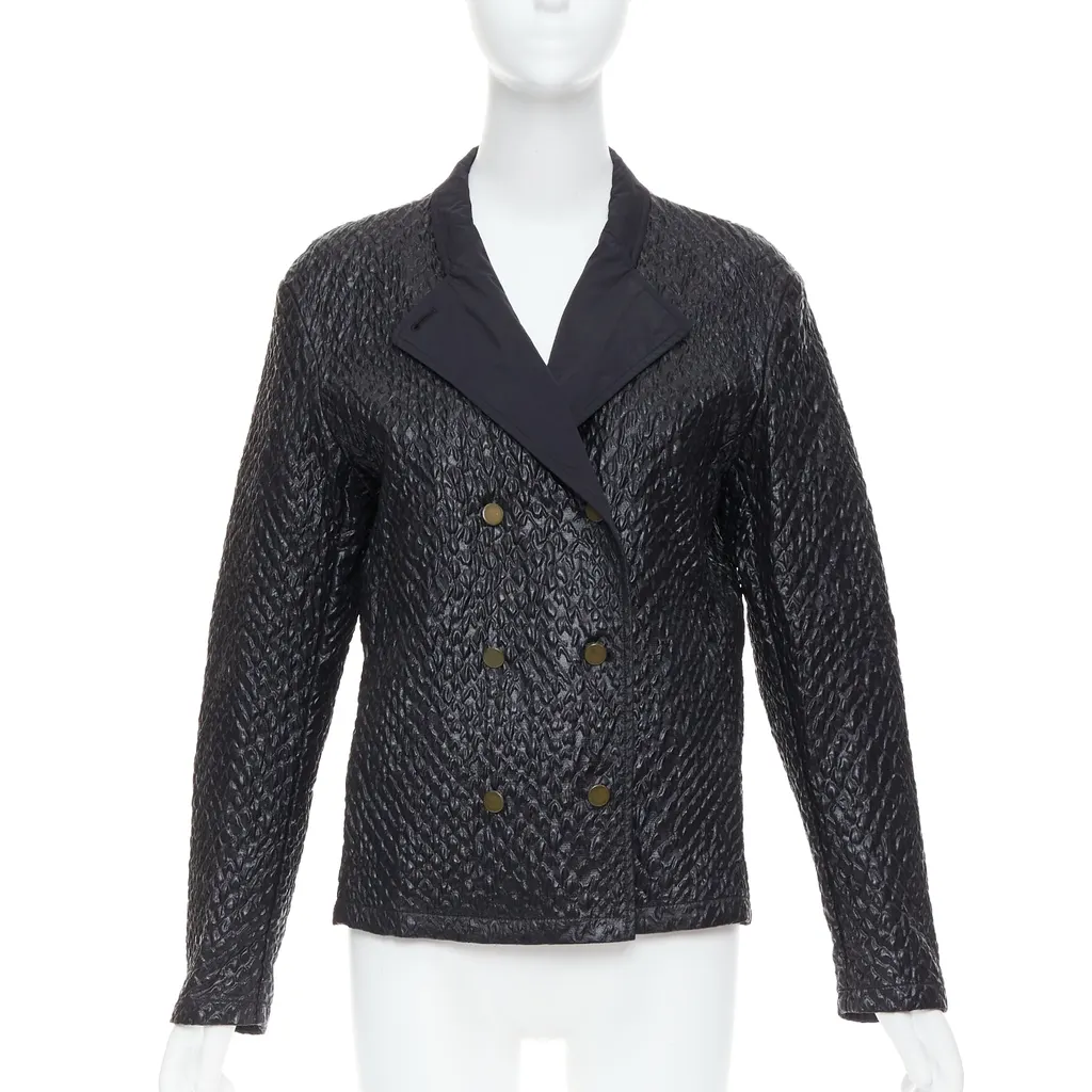 Lanvin Black Cropped Jacket Black Very good - Front View