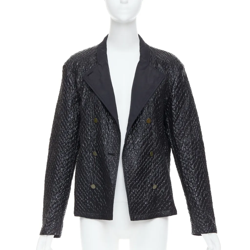 Lanvin Black Cropped Jacket Black Very good - Inside View