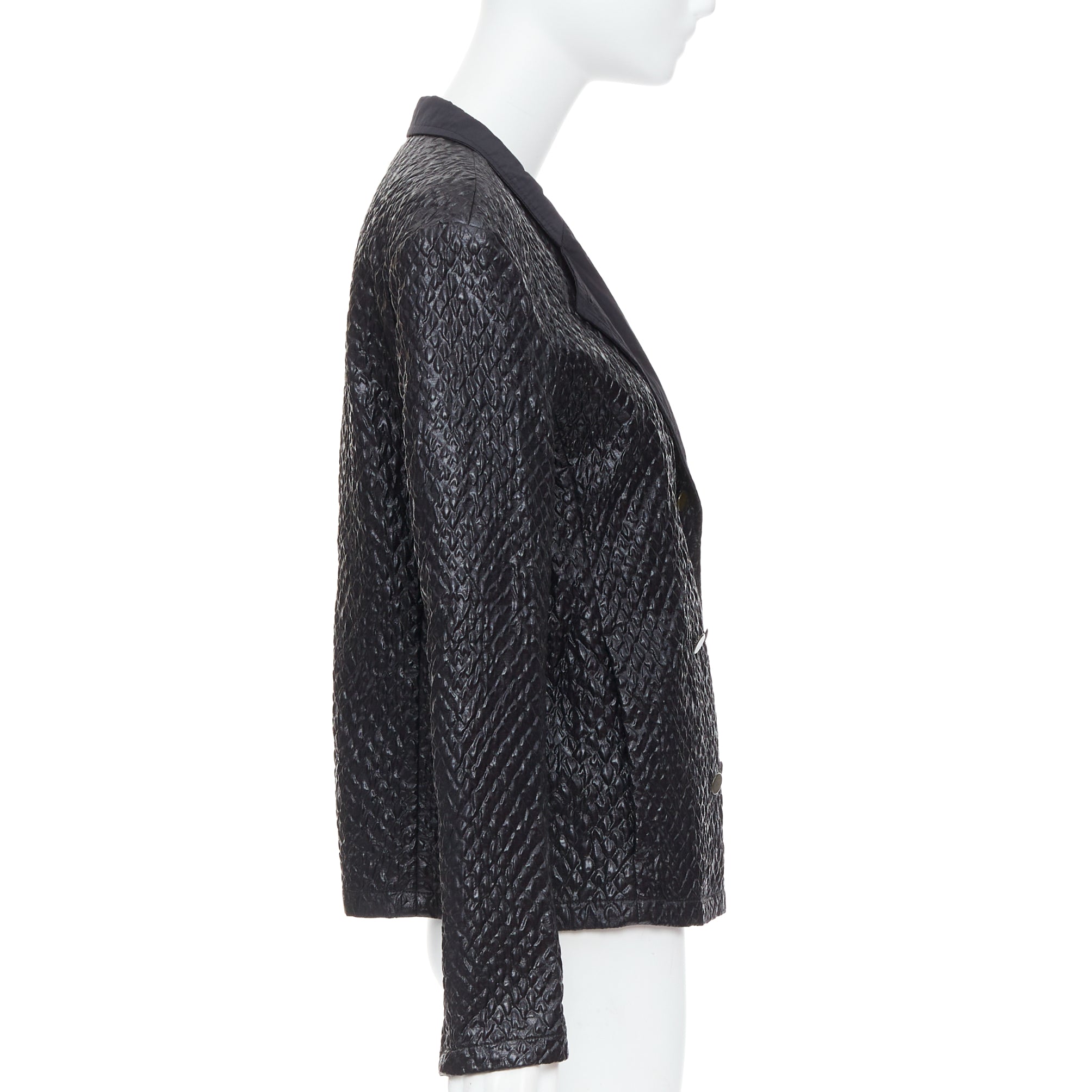 Lanvin Black Cropped Jacket - Side view