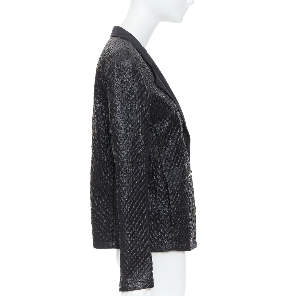 Lanvin Black Cropped Jacket Black Very good - Box View
