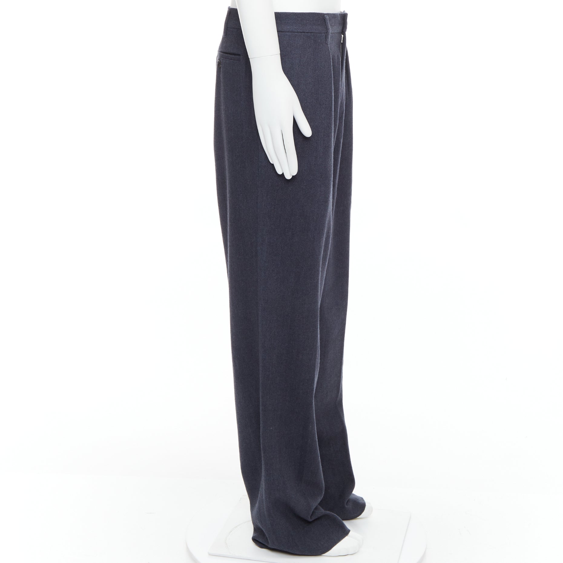 Yohji Yamamoto Pleated Tapered Pants - 4