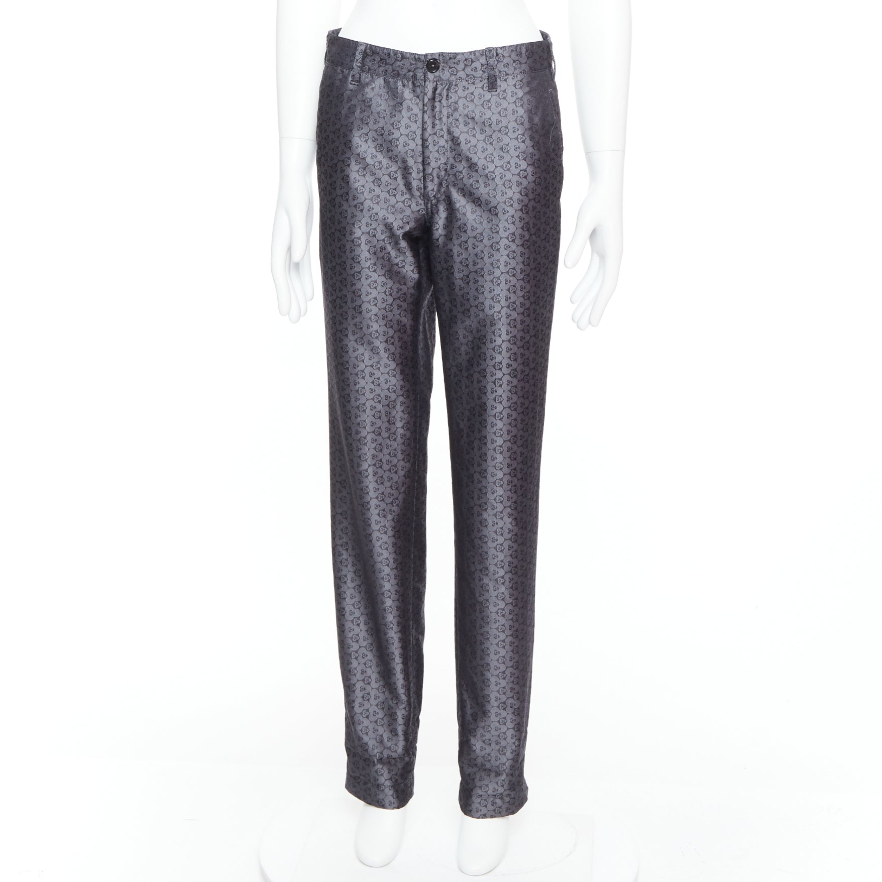 Ann Demeulemeester Geometric Print Pants