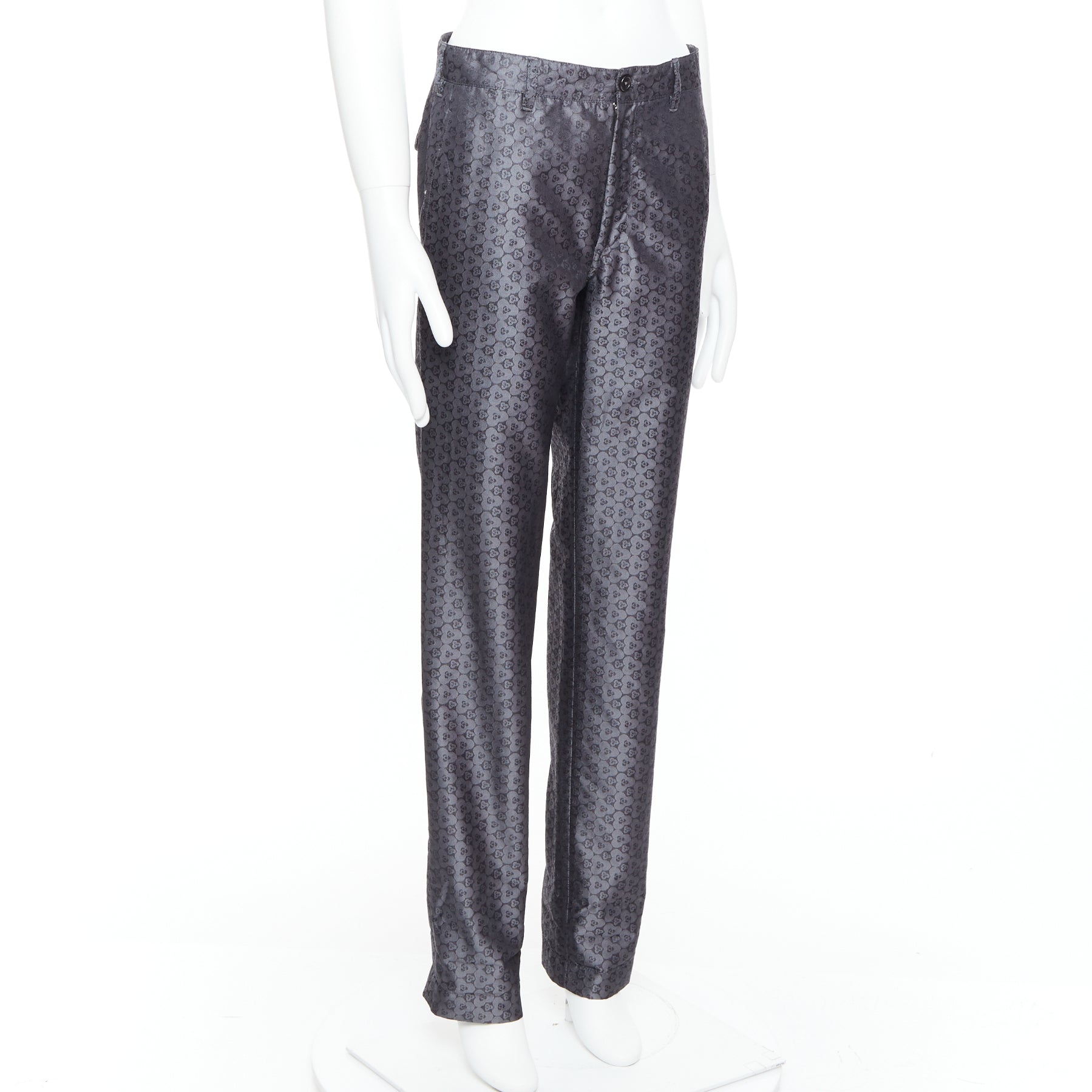 Ann Demeulemeester Geometric Print Pants - Image 6