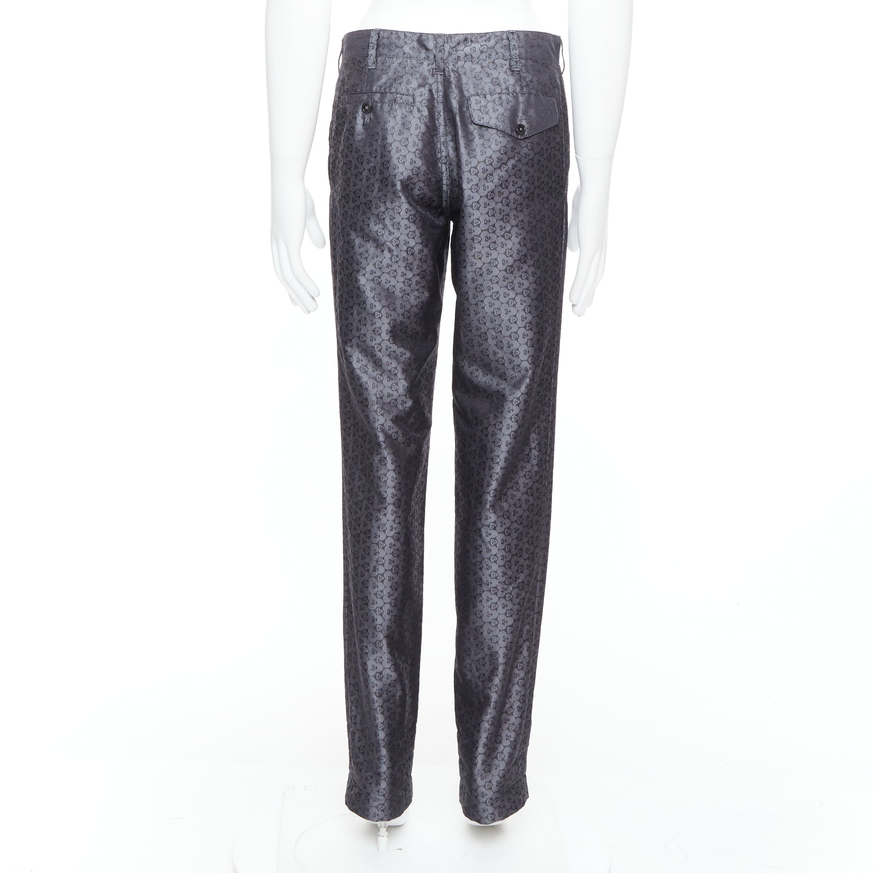 Ann Demeulemeester Geometric Print Pants - Side view