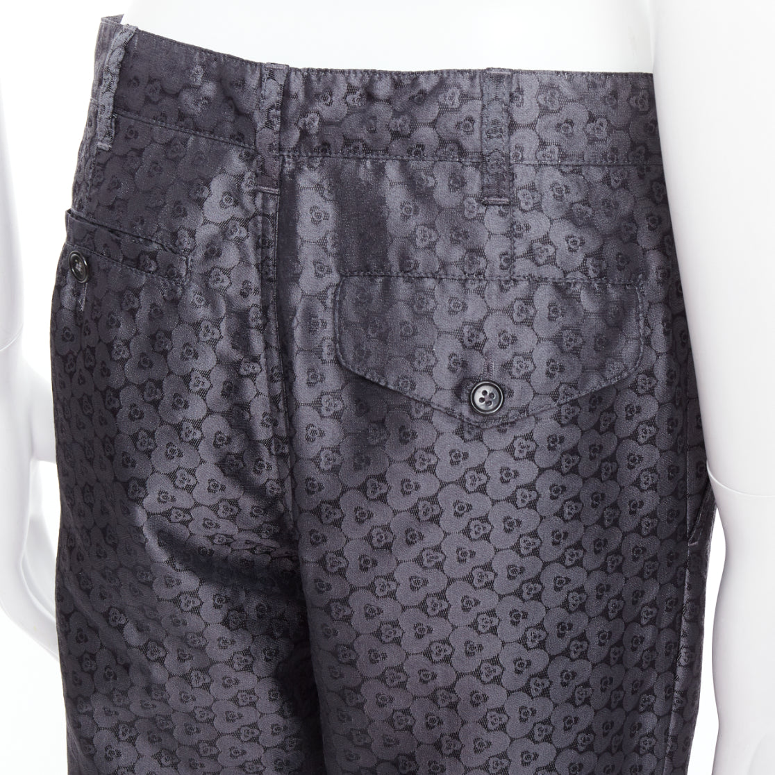 Ann Demeulemeester Geometric Print Pants - Detail 2