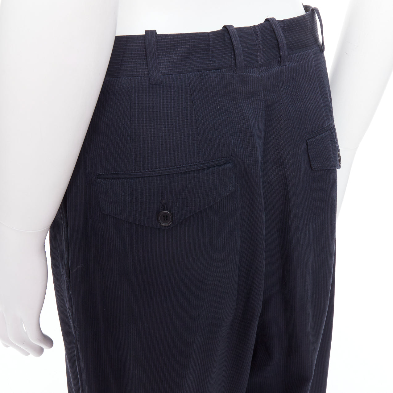 Yohji Yamamoto Pinstripe Wide Pants - Detail 2