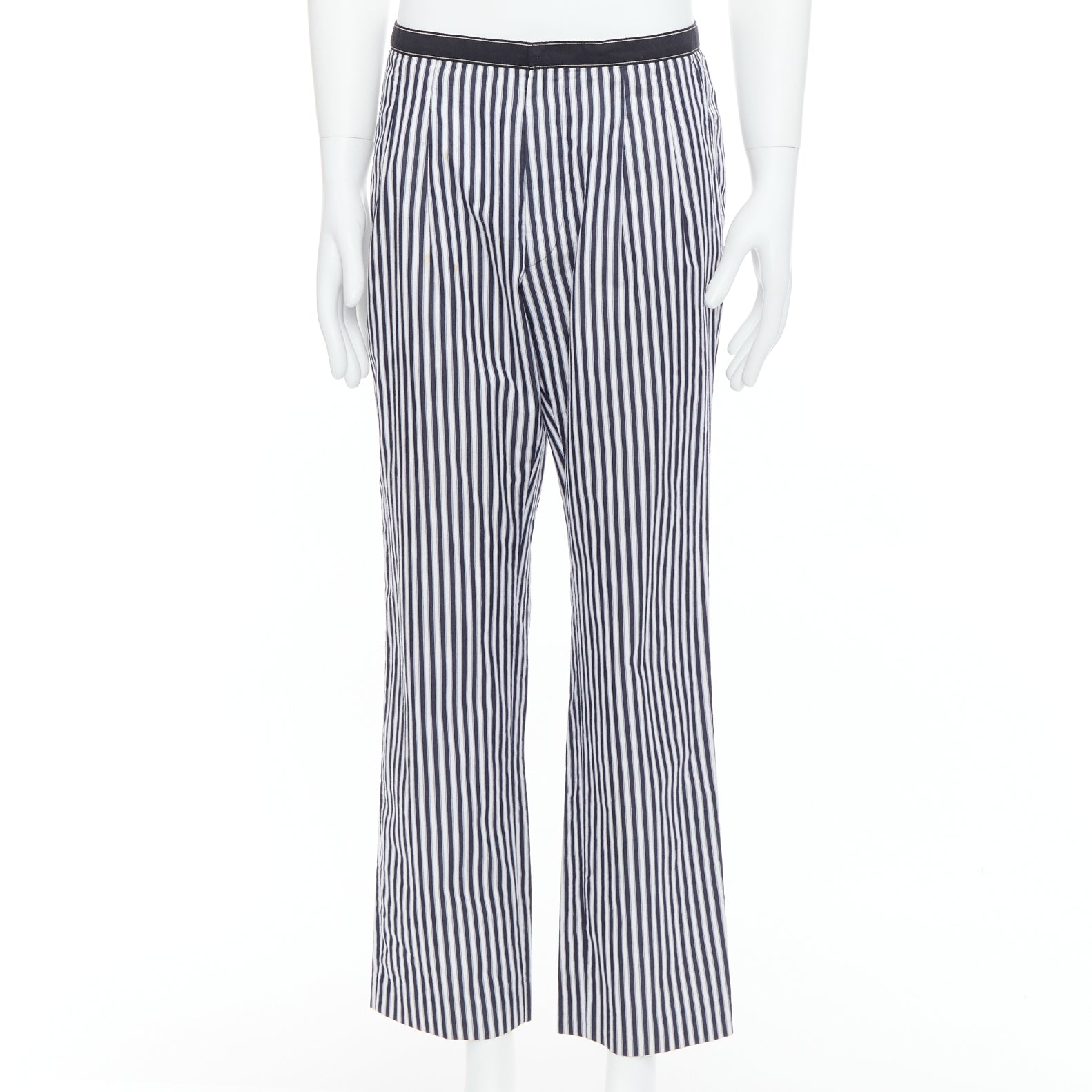 Dries Van Noten Striped Trim Pants