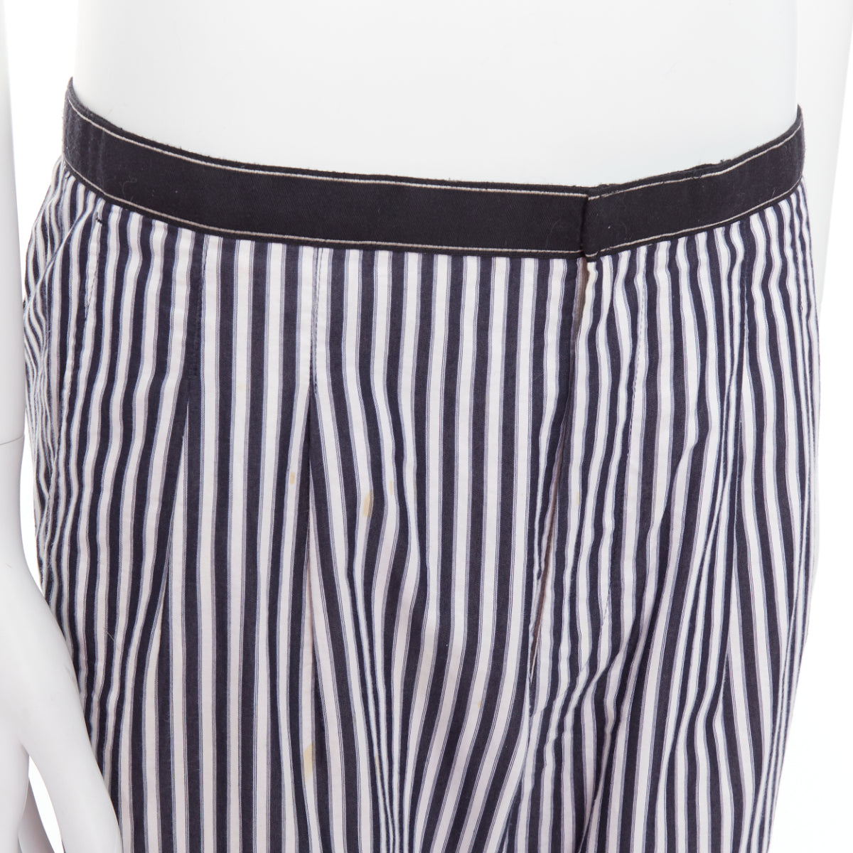 Dries Van Noten Striped Trim Pants - Back view