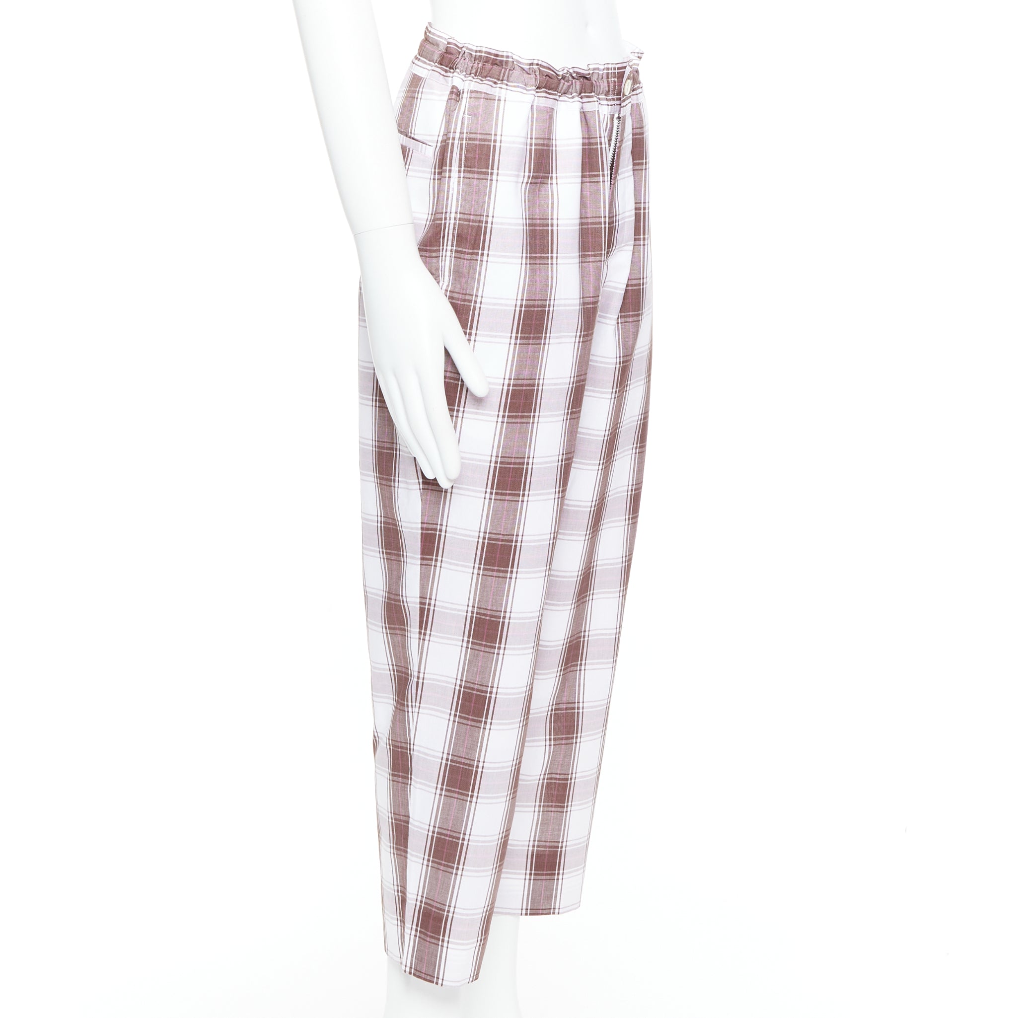 Comme Des Garcons Checkered Tapered Pants - Image 6