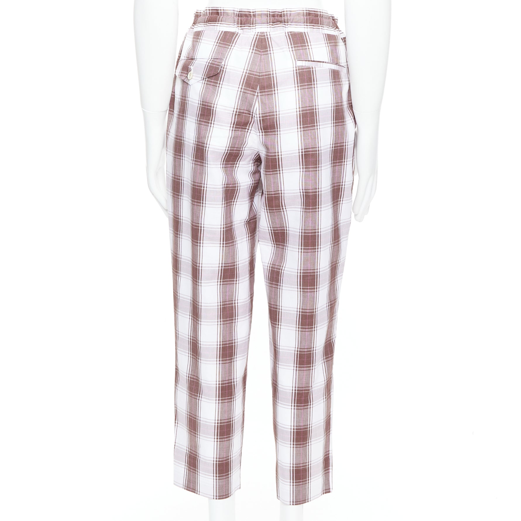 Comme Des Garcons Checkered Tapered Pants - Detail 1