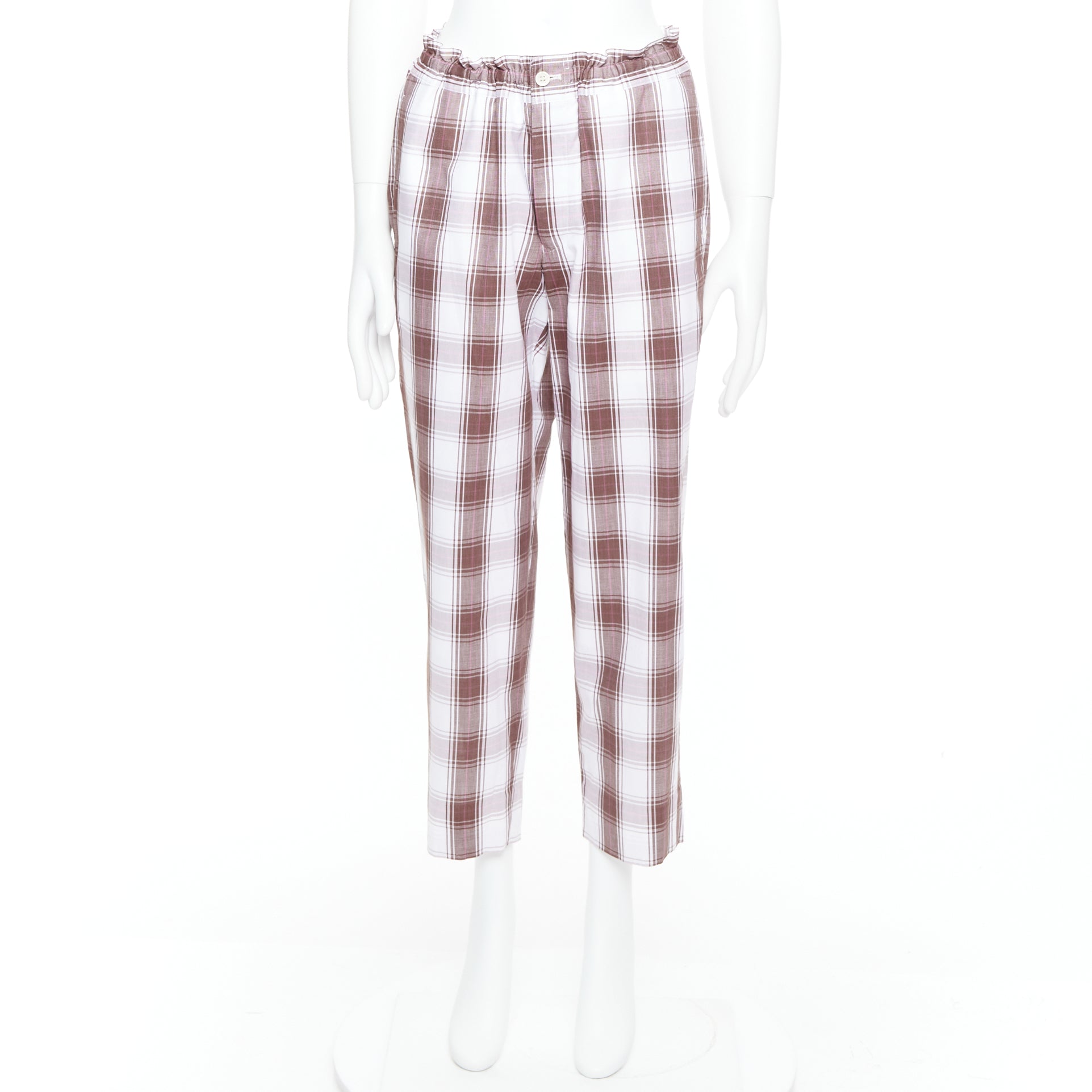 Comme Des Garcons Checkered Tapered Pants - Image 11