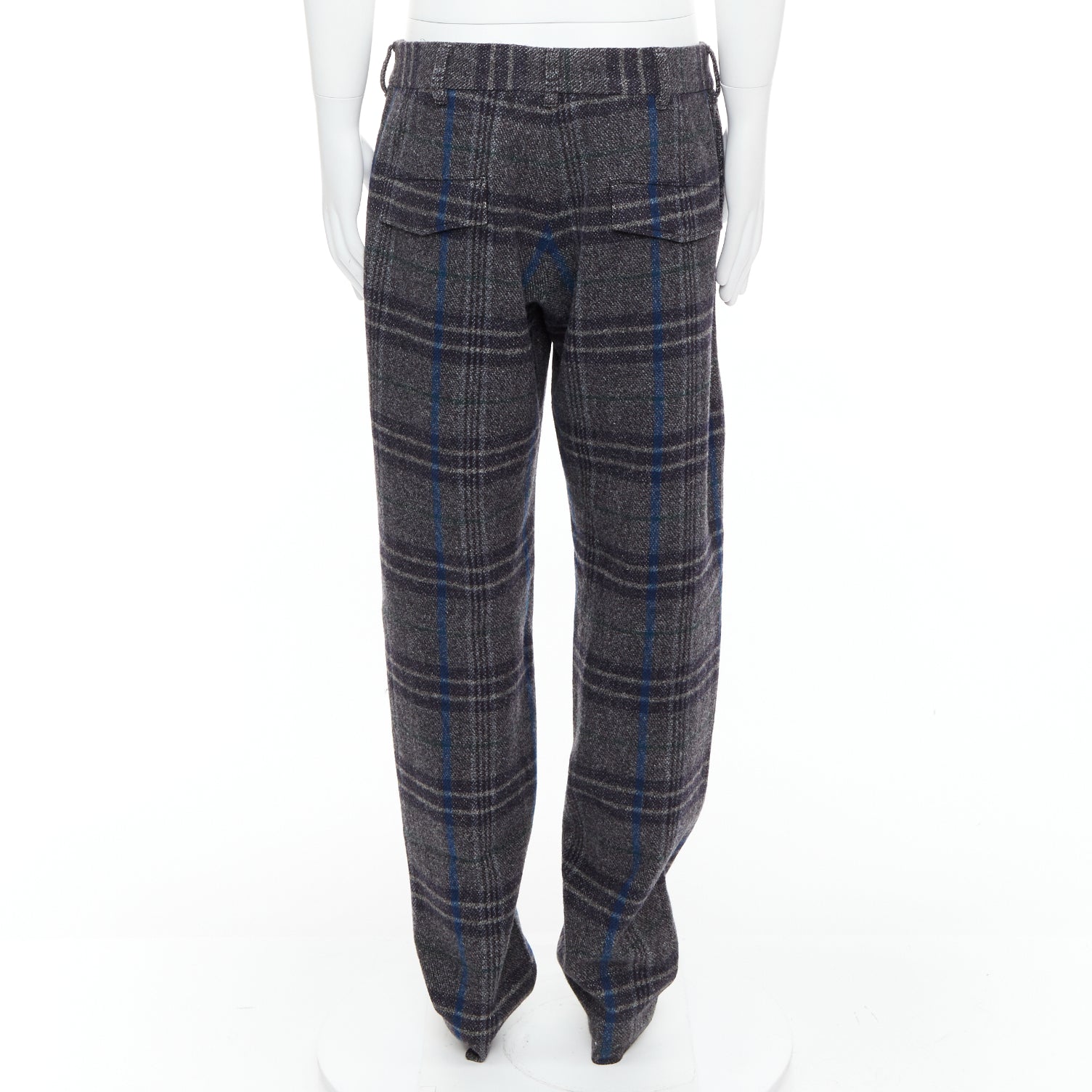 Yohji Yamamoto Checkered Wide Pants - Side view