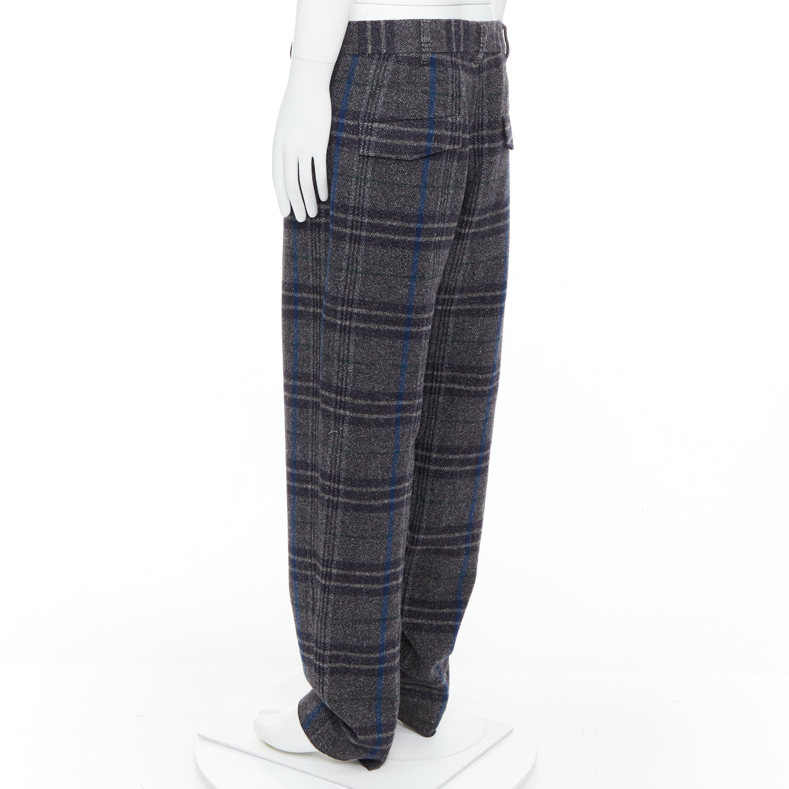 Yohji Yamamoto Checkered Wide Pants - Detail 1