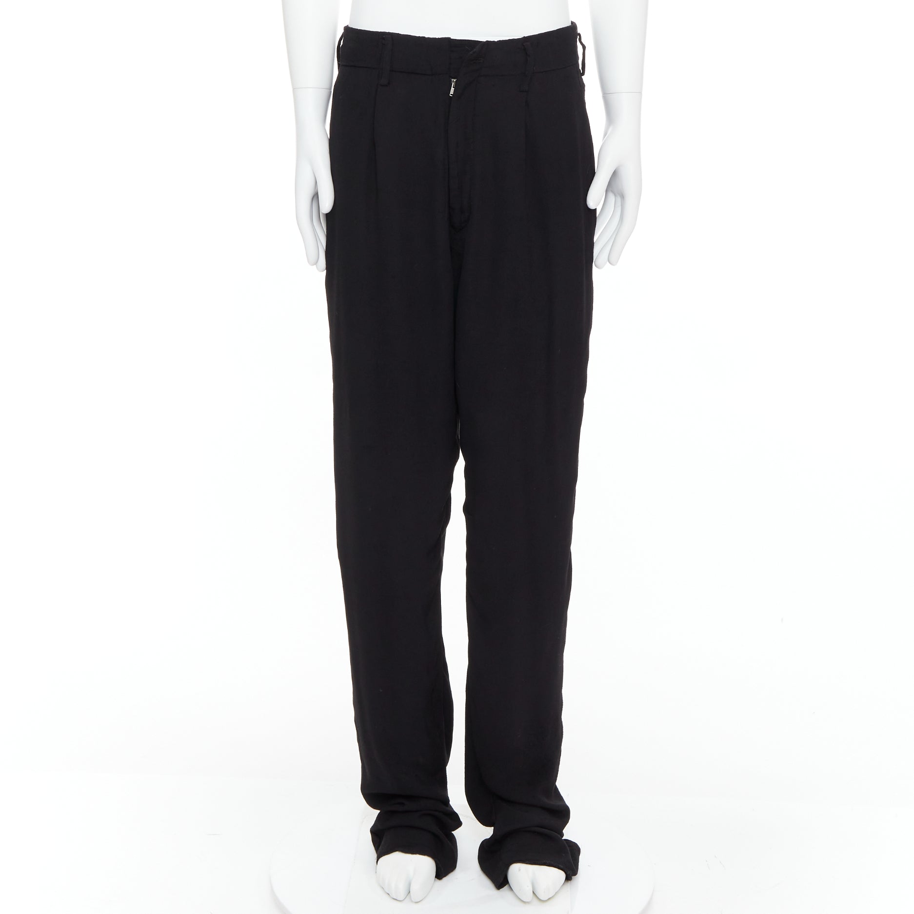 Yohji Yamamoto Pleated Wide Pants