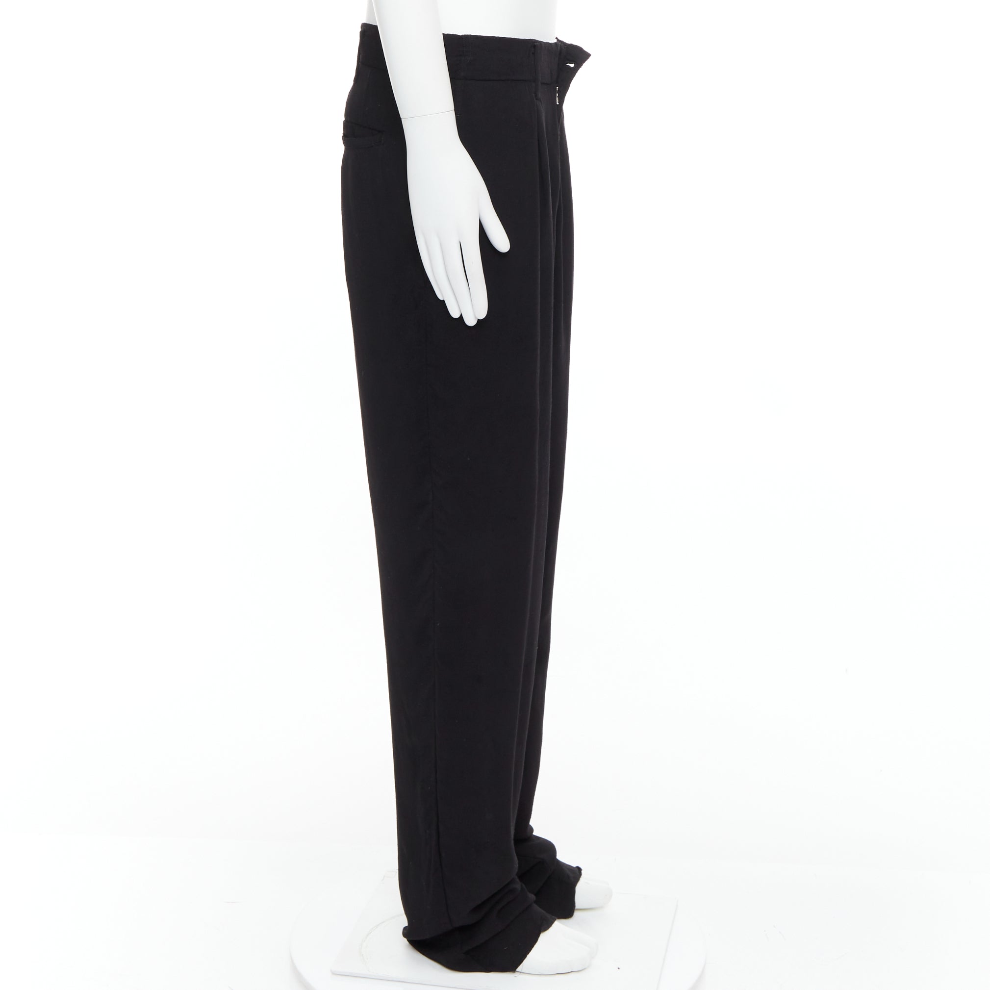 Yohji Yamamoto Pleated Wide Pants - 4