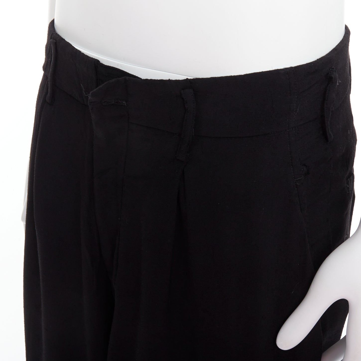 Yohji Yamamoto Pleated Wide Pants - Detail 2