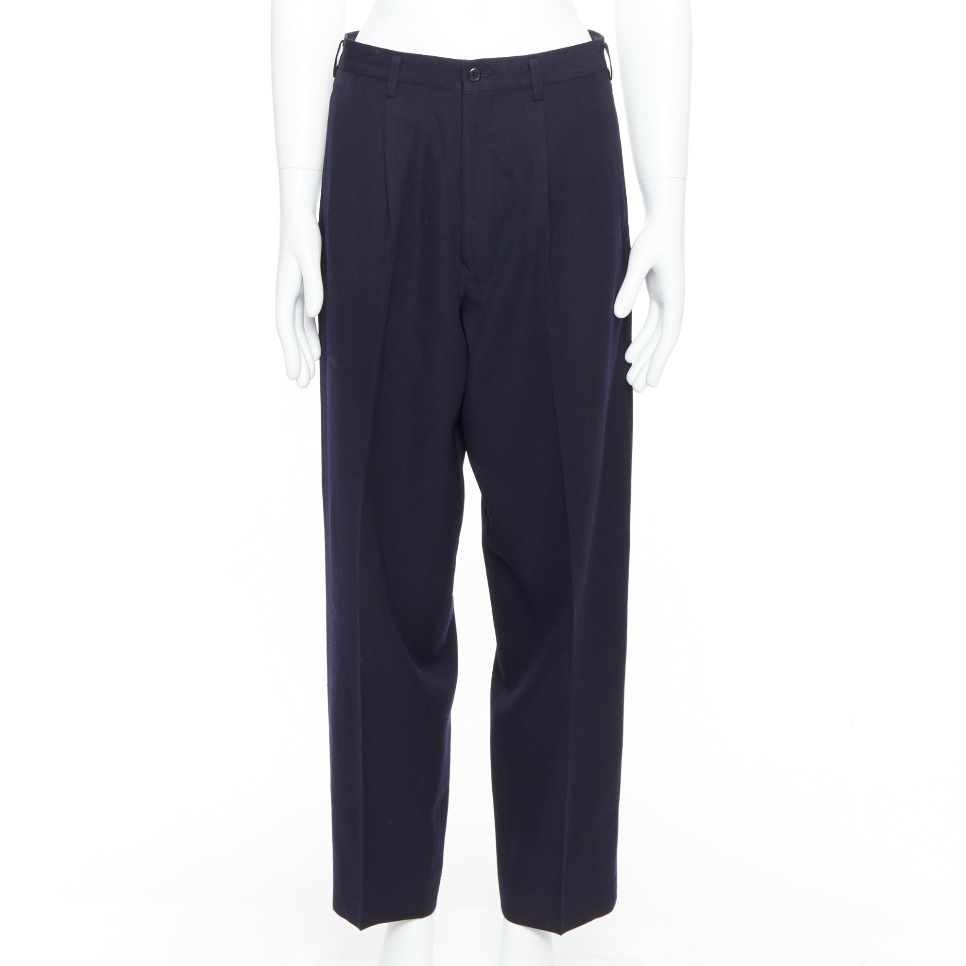 Yohji Yamamoto Pleated Wool Pants