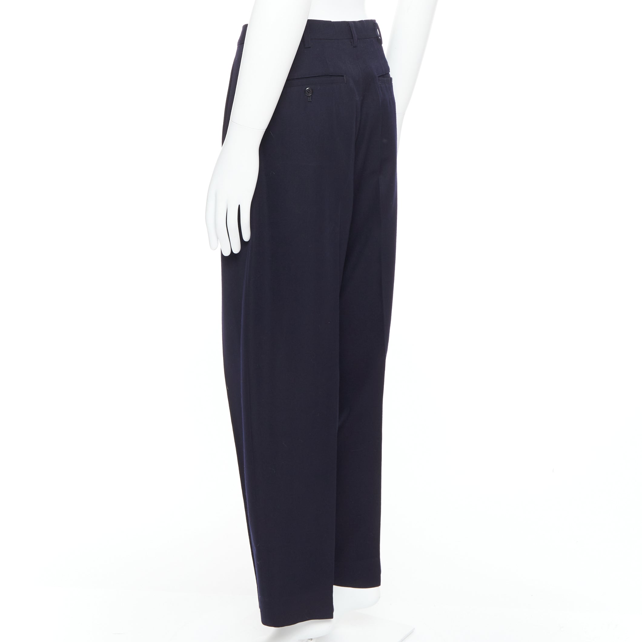 Yohji Yamamoto Pleated Wool Pants - Detail 1