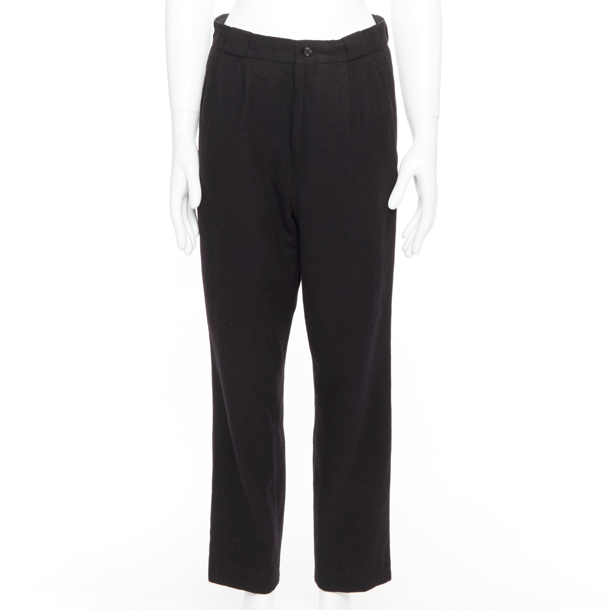Yohji Yamamoto Pleated Wool Pants