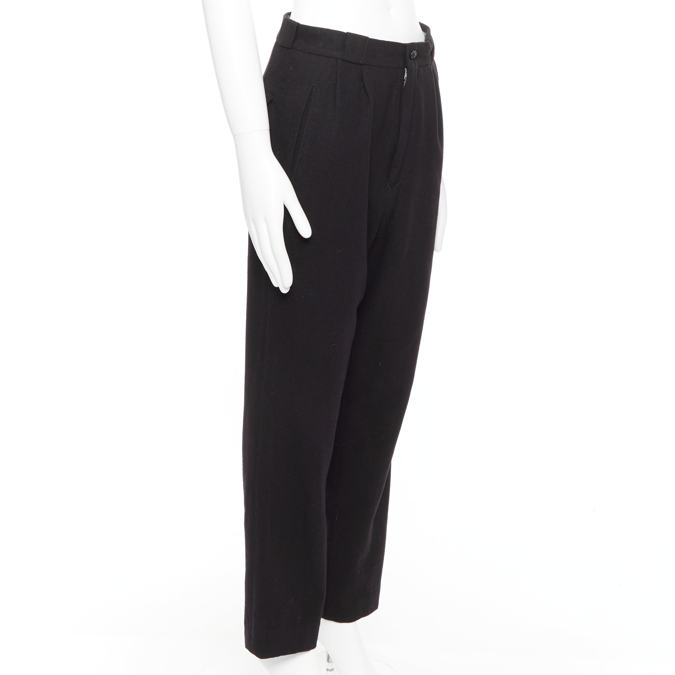 Yohji Yamamoto Pleated Wool Pants - Image 6