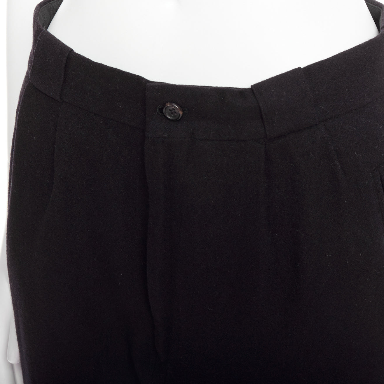 Yohji Yamamoto Pleated Wool Pants - Detail 2