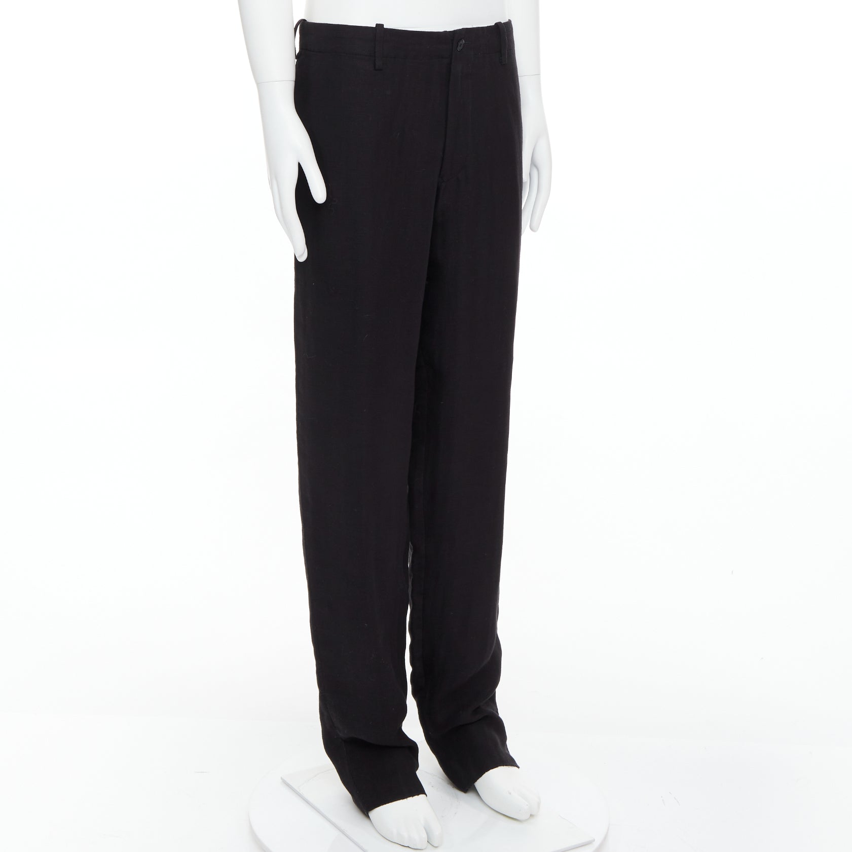 Yohji Yamamoto Tapered Wide Pants - Image 6