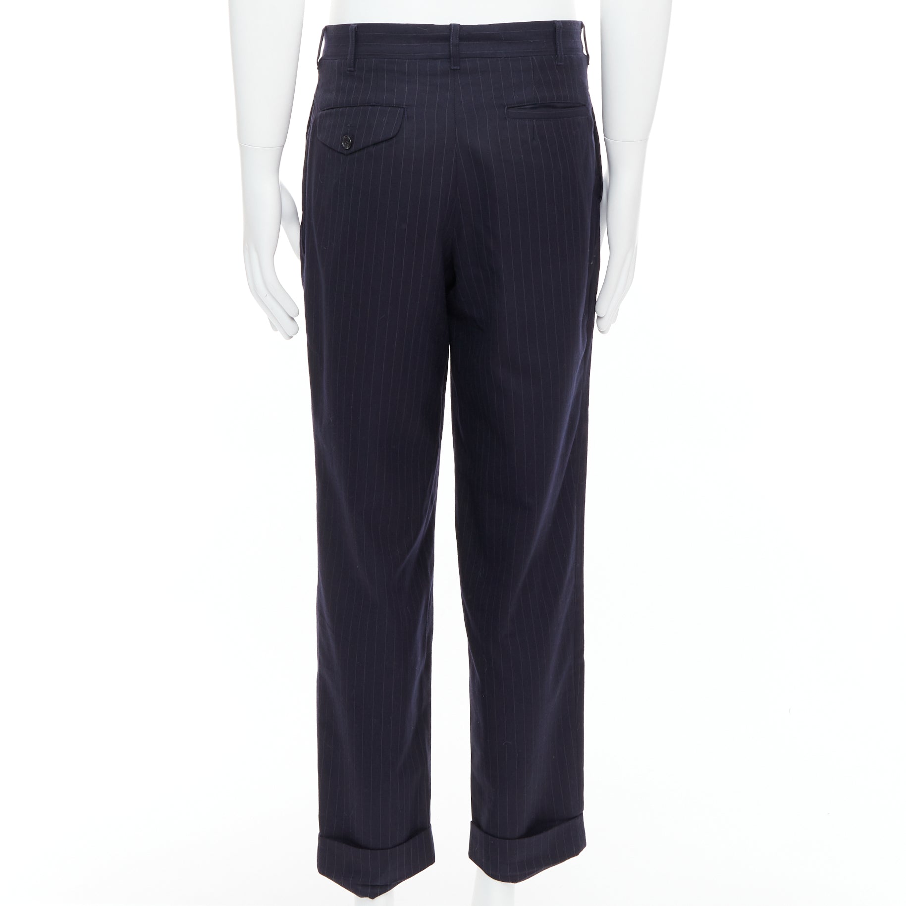 Comme Des Garcons Pinstripe Pants - Side view