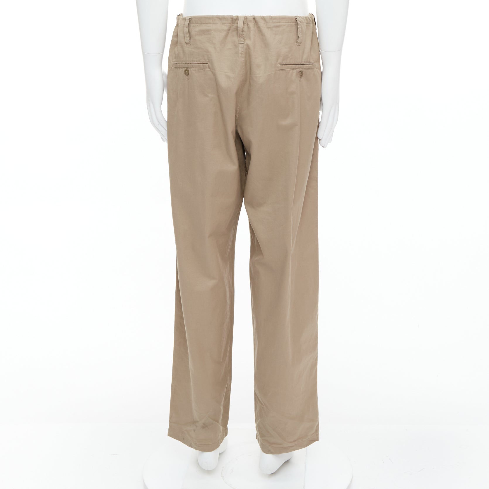 Yohji Yamamoto Ethnic Trim Pants - Side view