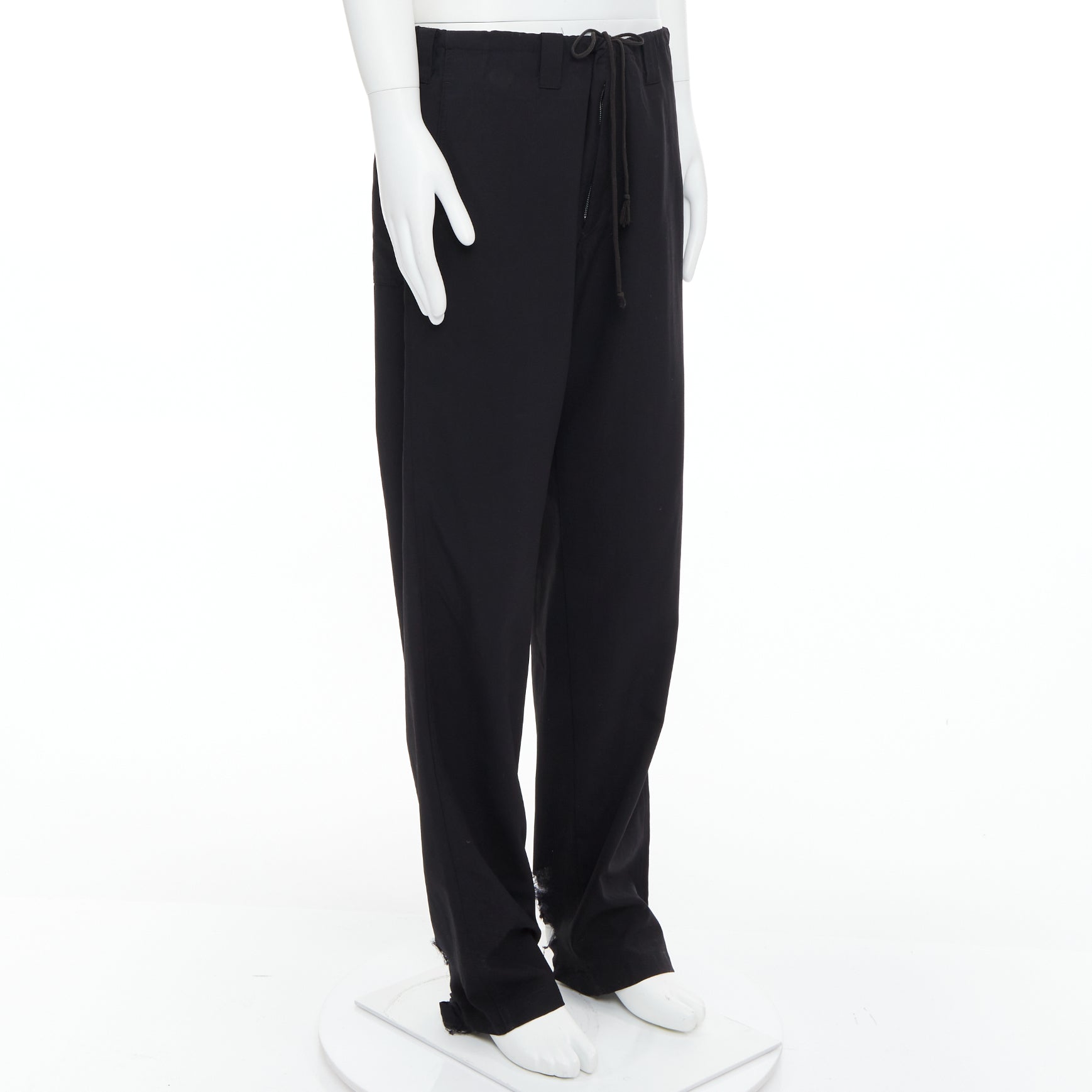 Yohji Yamamoto Distressed Wide Pants - Image 6