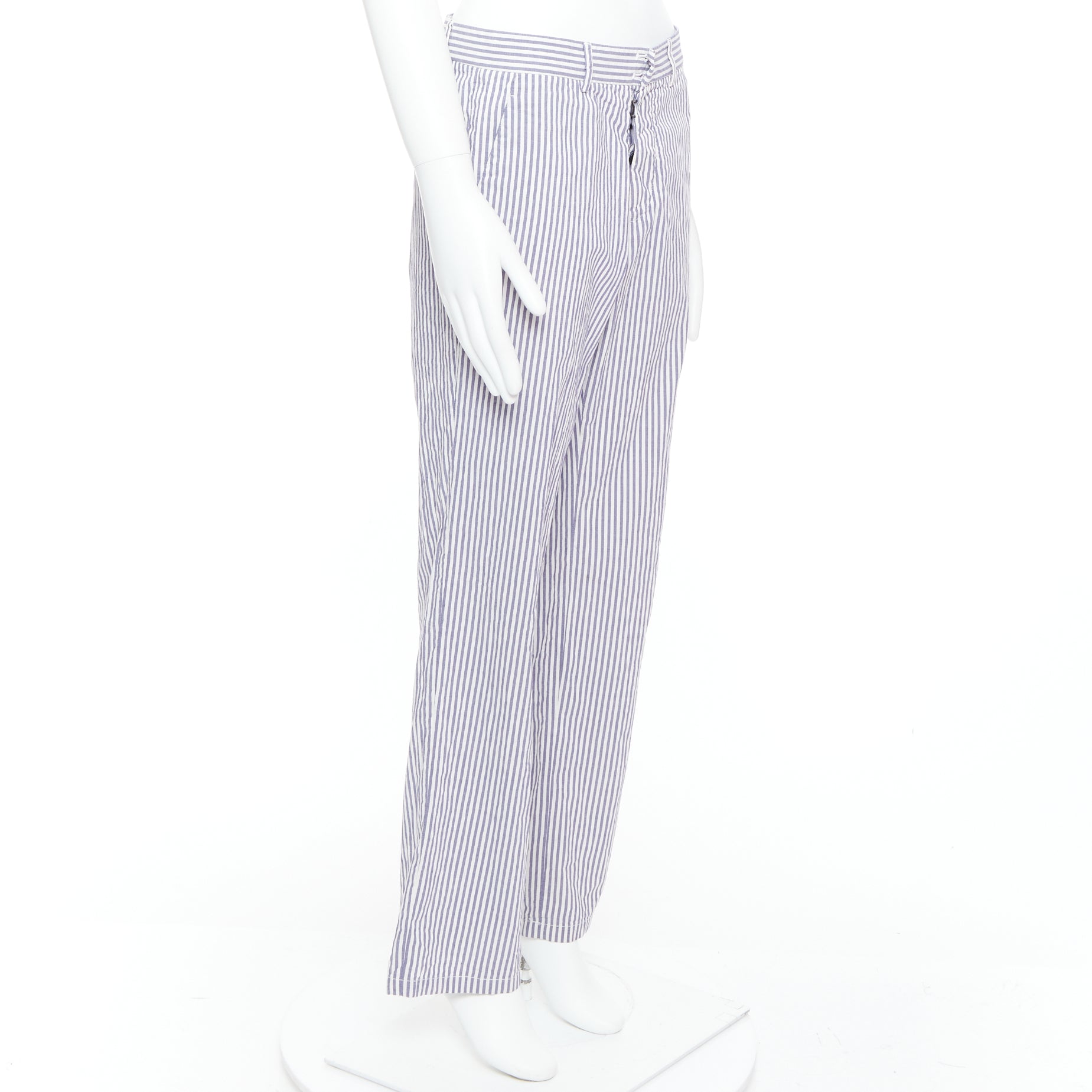 Maison Martin Margiela Striped Wide Pants - Image 6