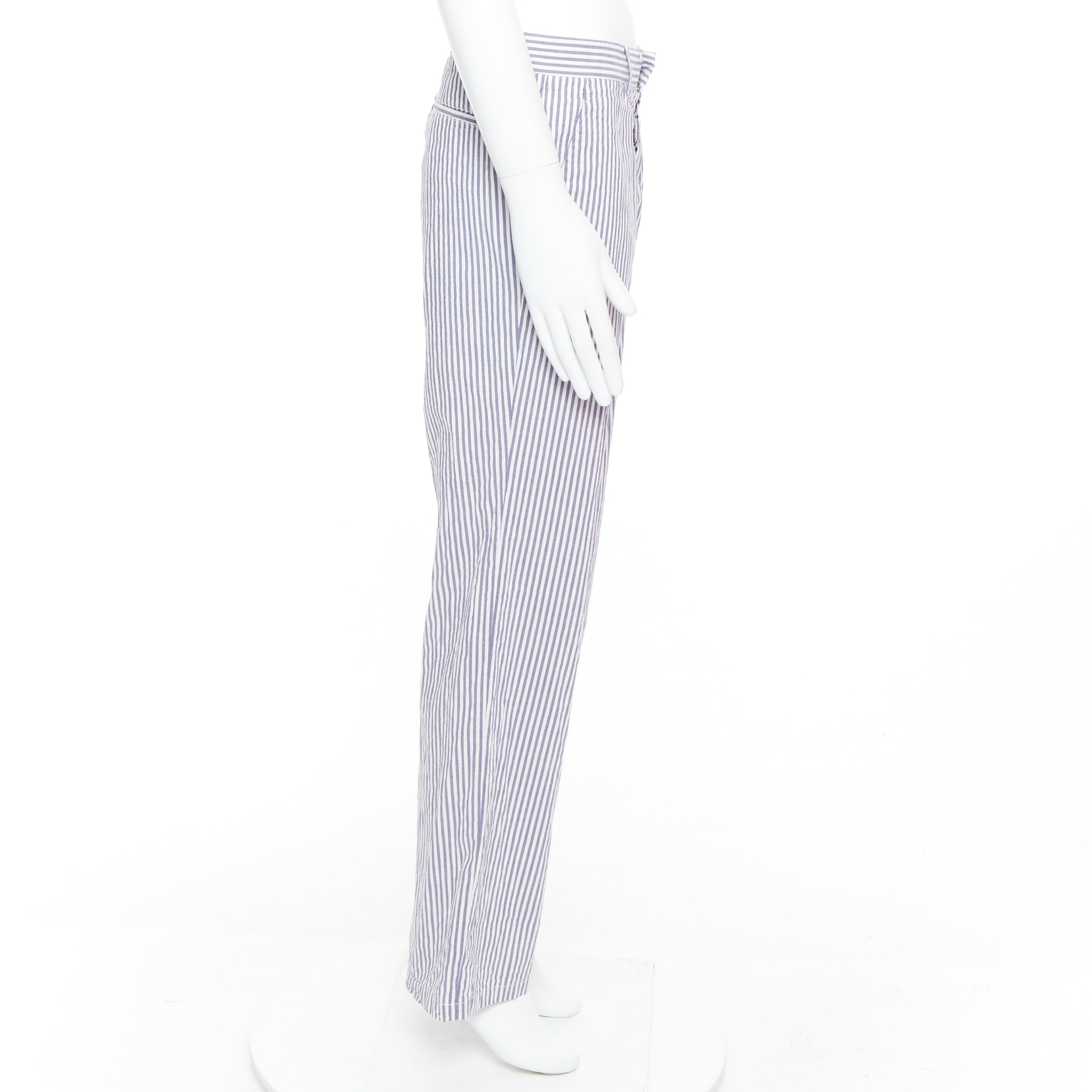 Maison Martin Margiela Striped Wide Pants - 4