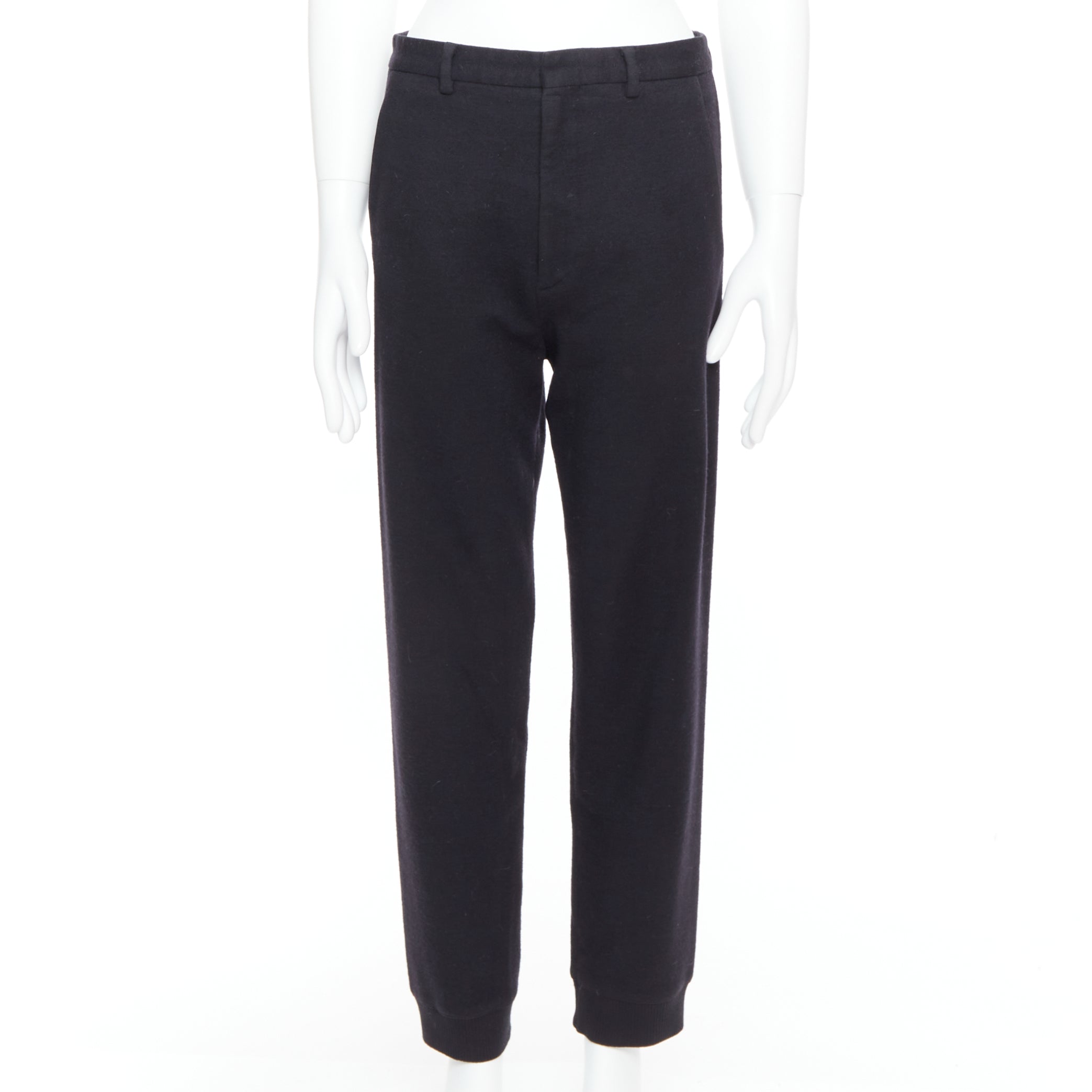 Lanvin Knitted Hem Joggers