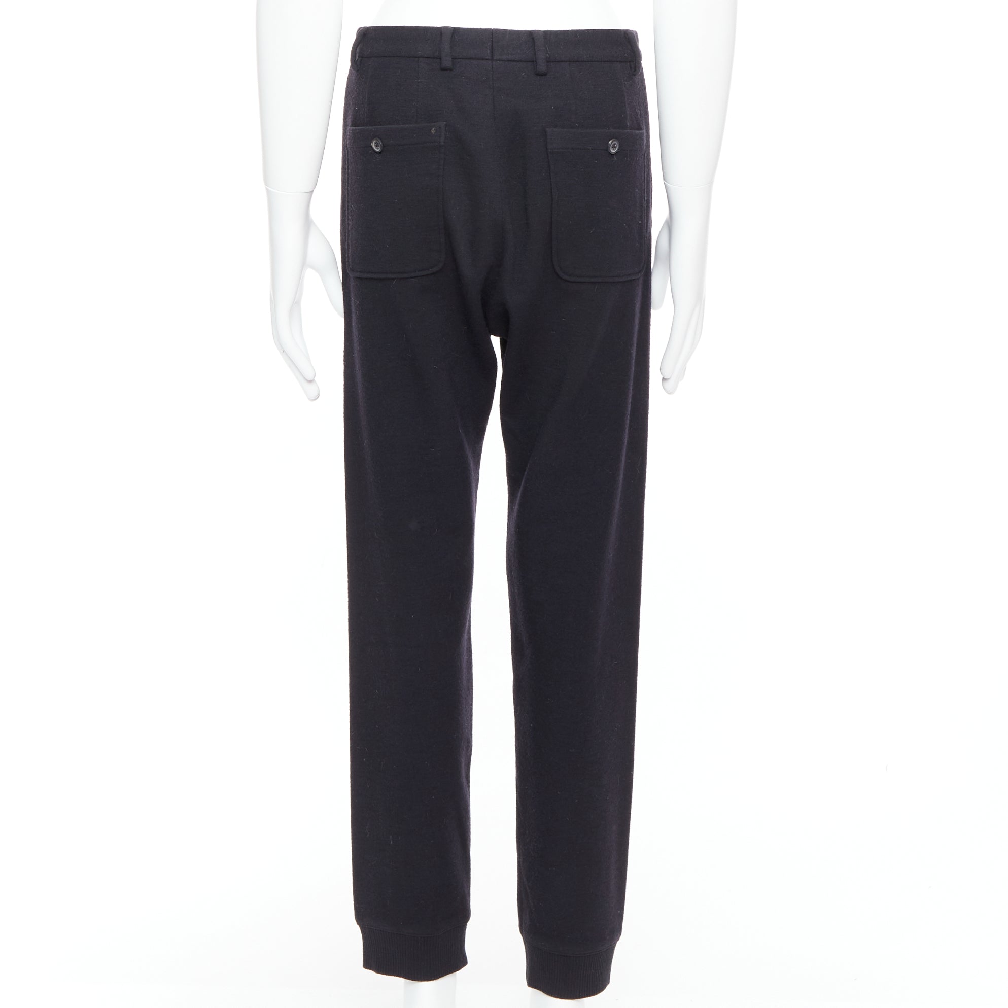 Lanvin Knitted Hem Joggers - Side view