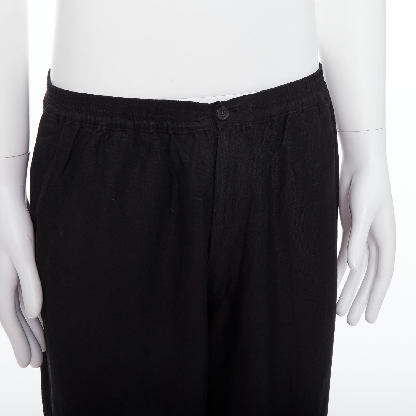 Yohji Yamamoto Elastic Wide Pants - Back view