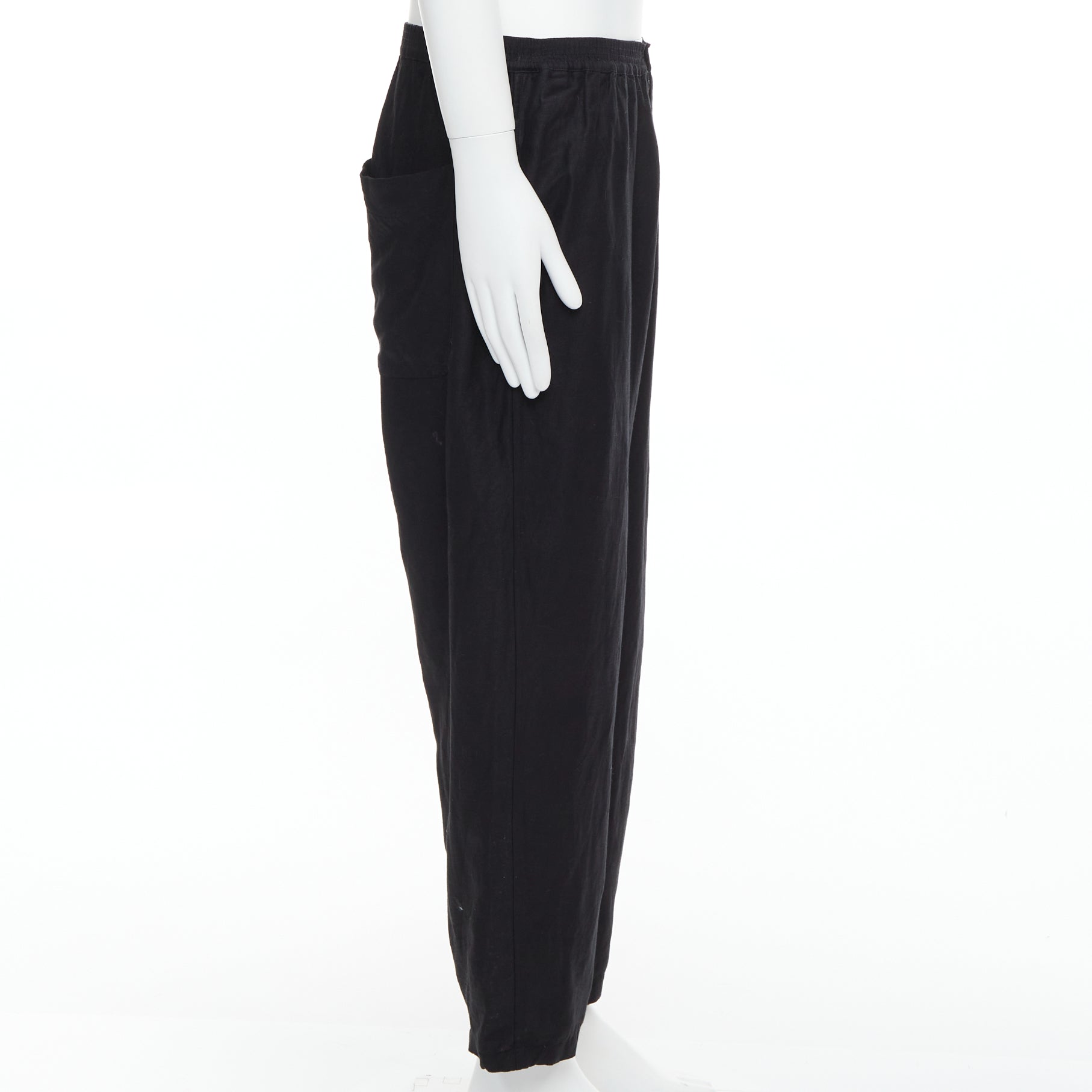 Yohji Yamamoto Elastic Wide Pants - 4