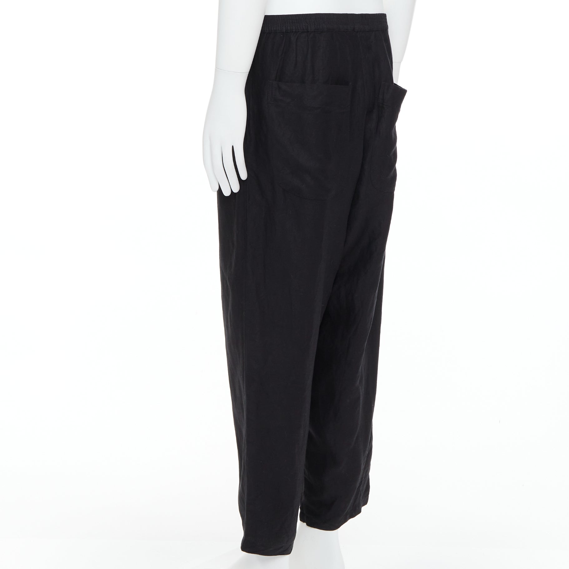 Yohji Yamamoto Elastic Wide Pants - Detail 1