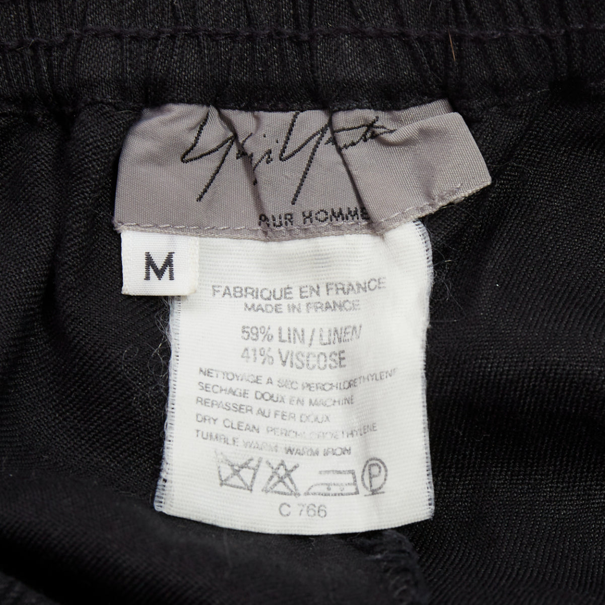 Yohji Yamamoto Elastic Wide Pants - Image 10