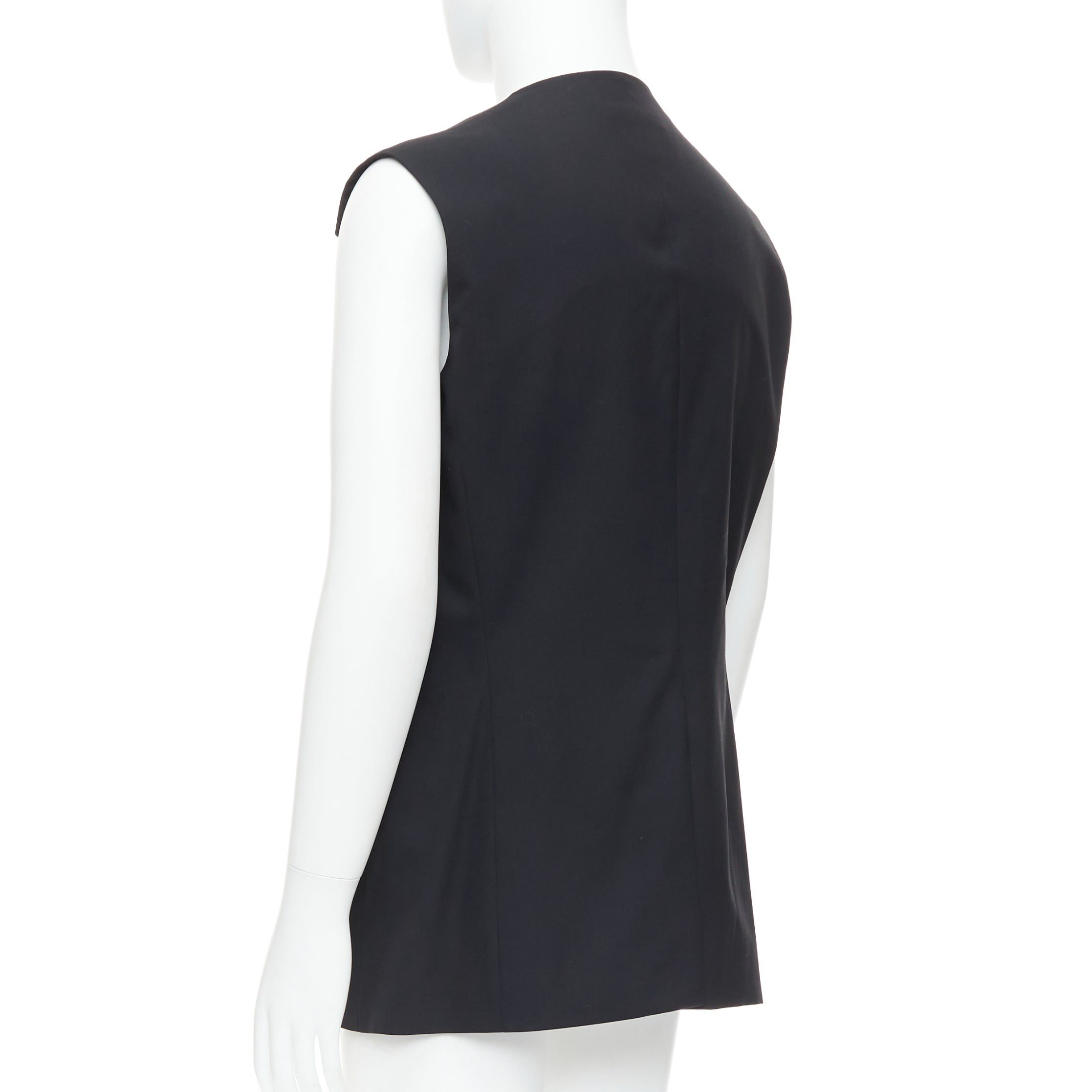 Raf Simons V Cut Armhole Waistcoat - Detail 1