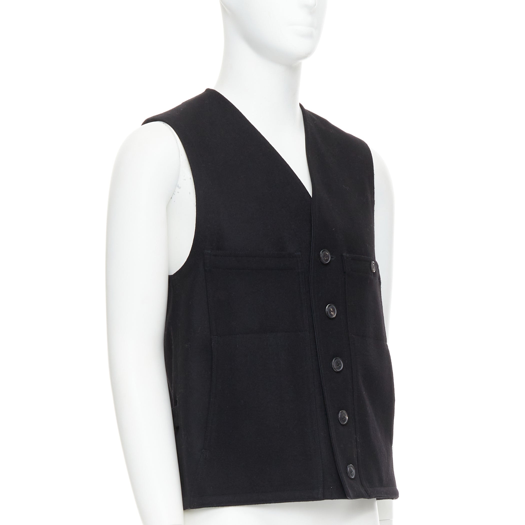 Lemaire Cotton Waistcoat Vest - Image 6