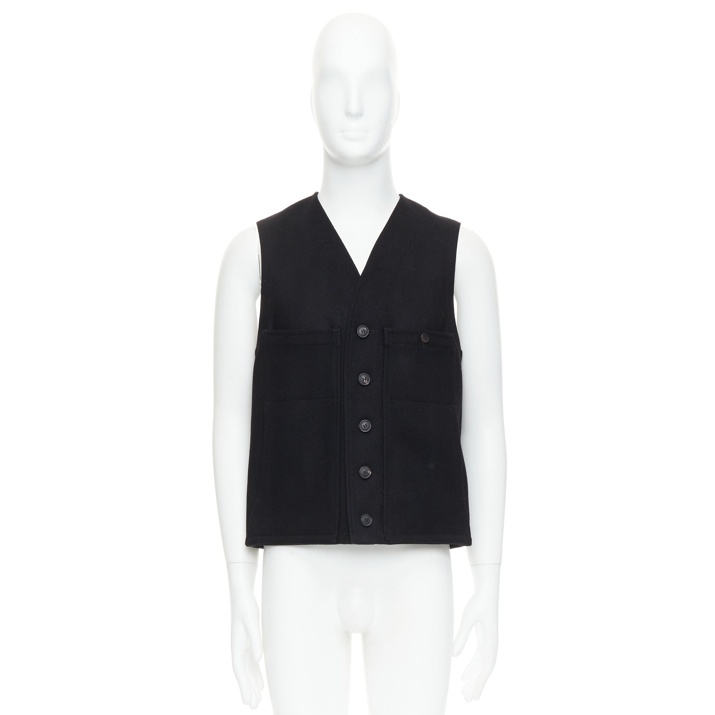 Lemaire Cotton Waistcoat Vest - Image 11