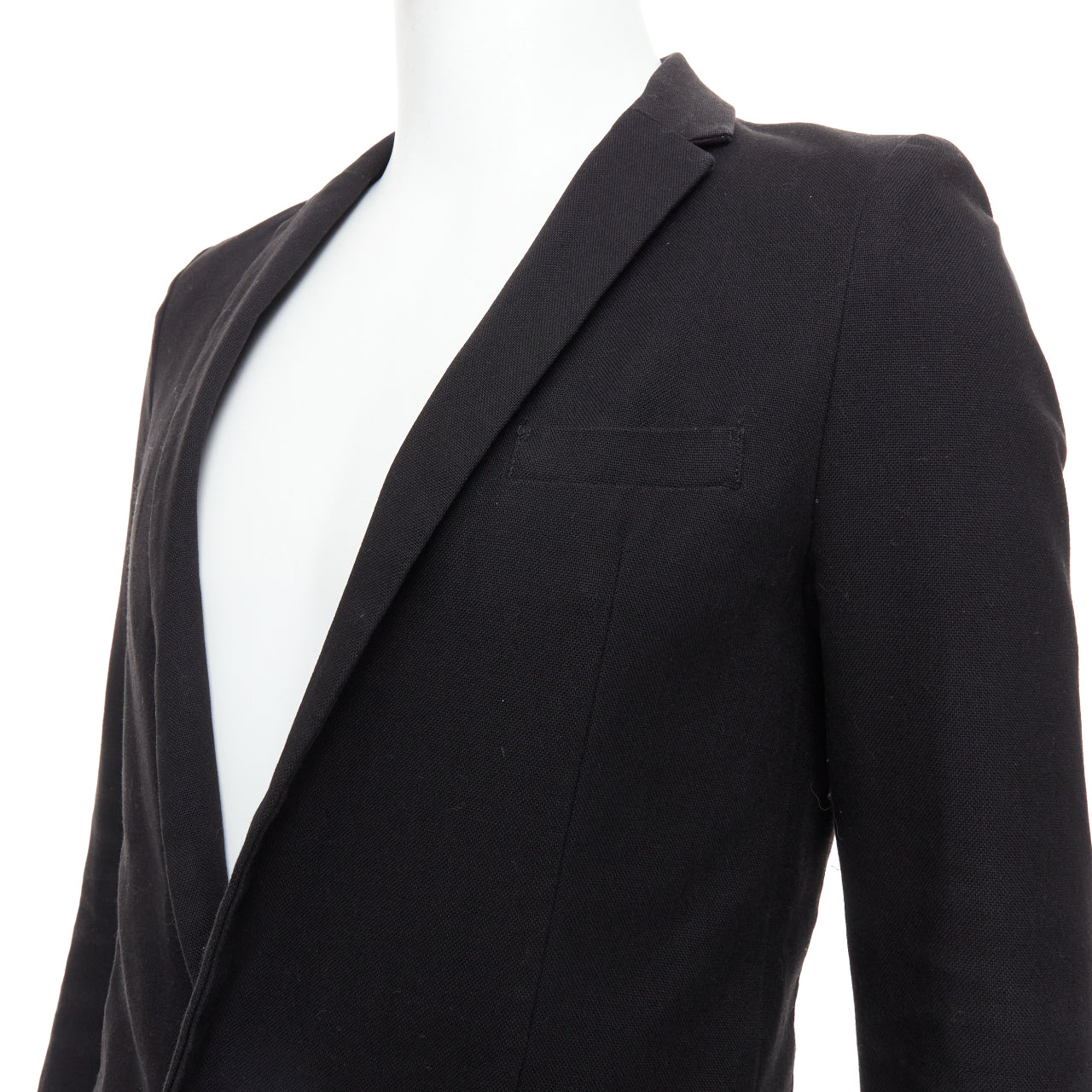 Unsigned / متعددة Black Fitted Blazer - Image 10