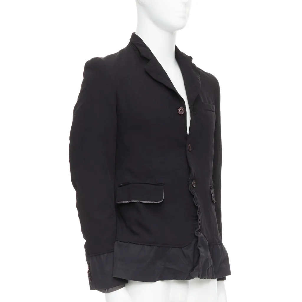 Comme Des Garcons Black Docking Blazer Black Polyester Very good - Inside View