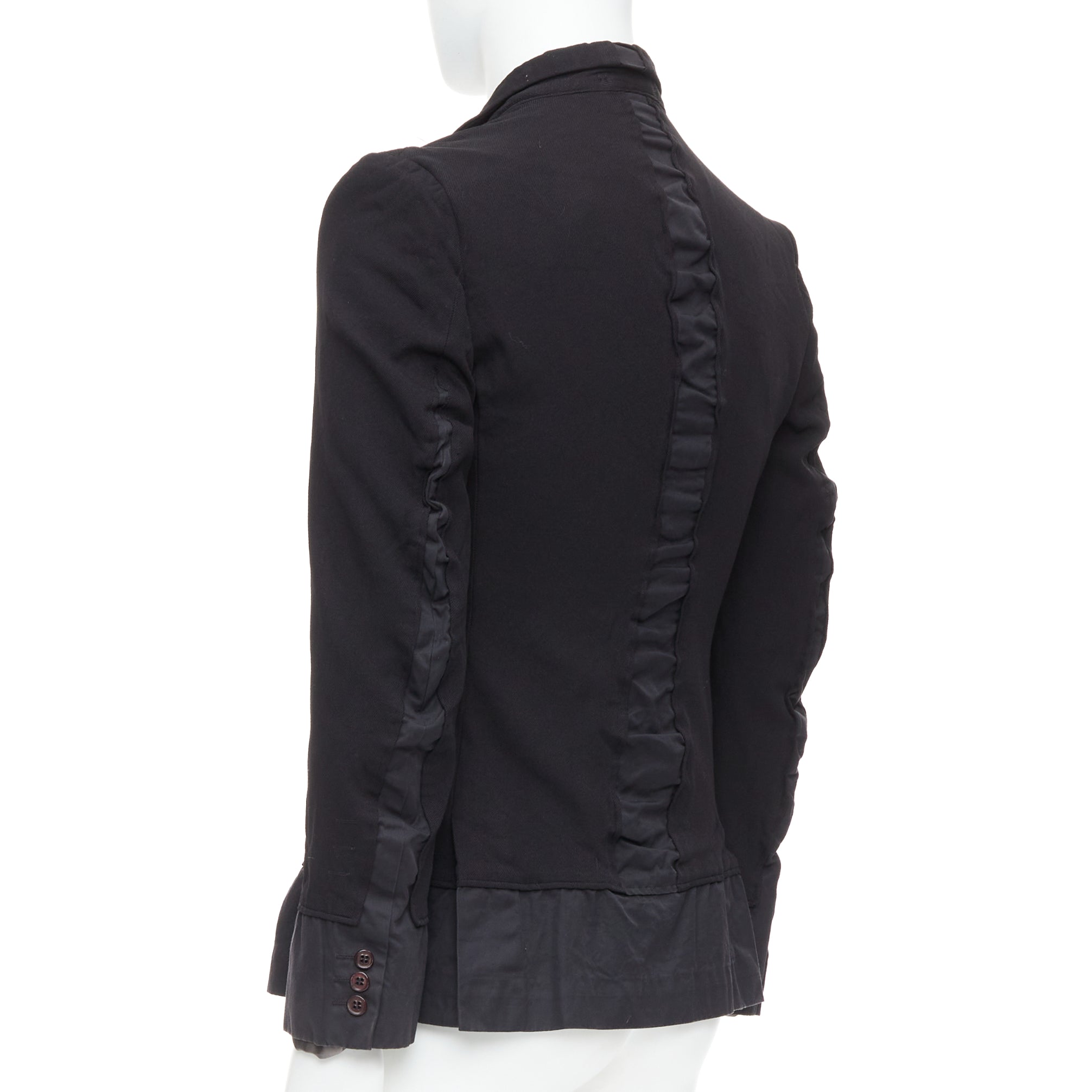 Comme Des Garcons Black Docking Blazer - Side view