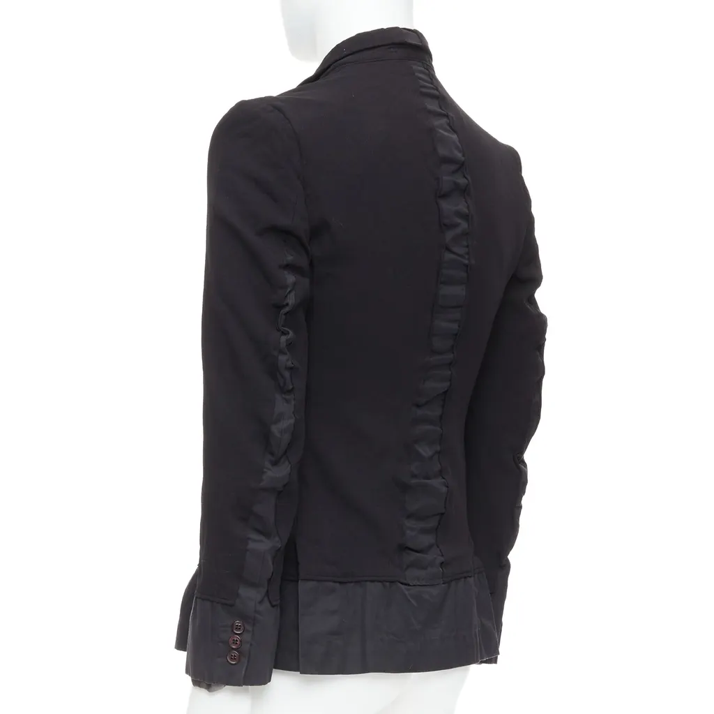Comme Des Garcons Black Docking Blazer Black Polyester Very good - Box View