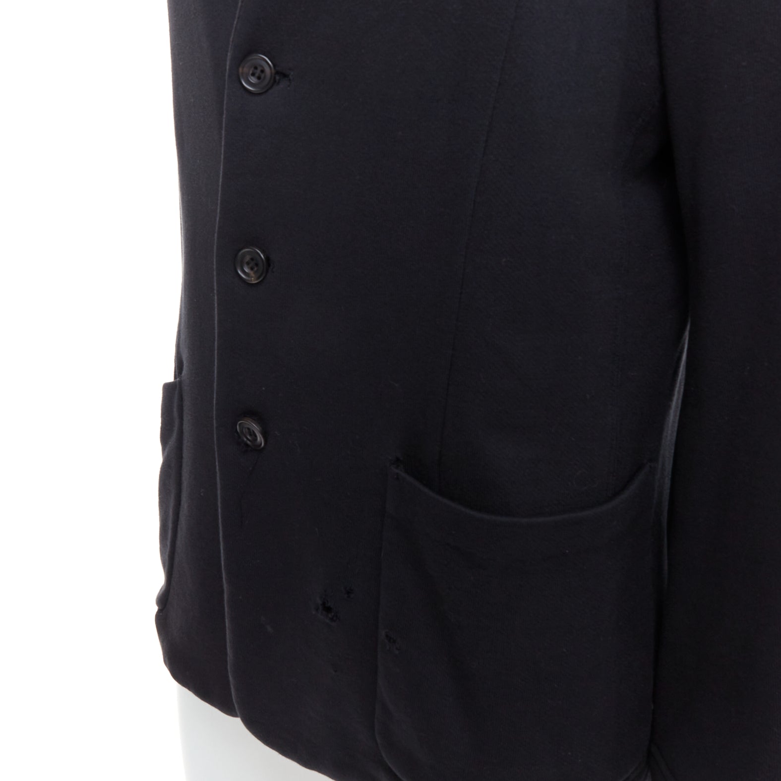 Unsigned / متعددة Black Cropped Blazer - Image 10