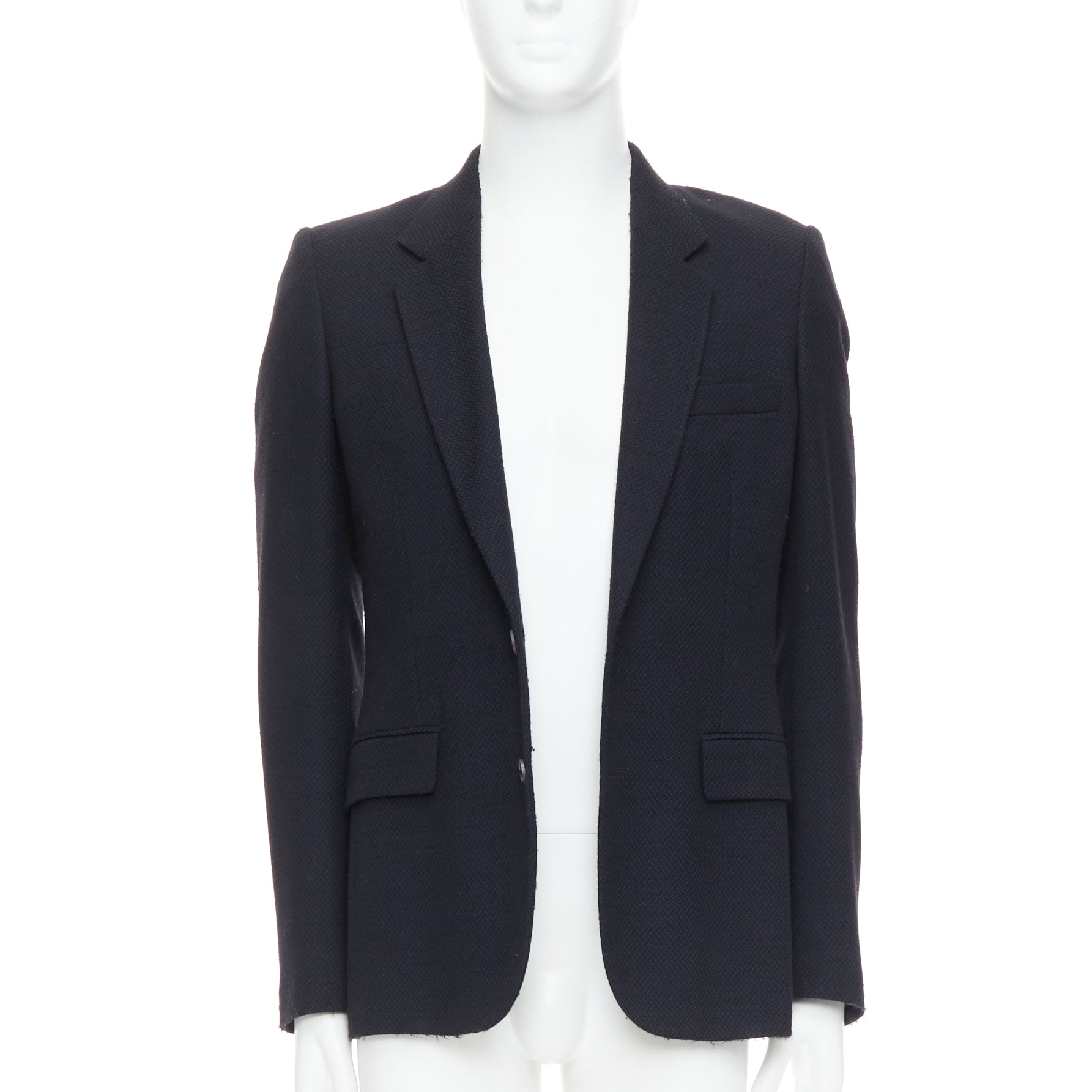 Maison Martin Margiela Navy Padded Boxy Blazer