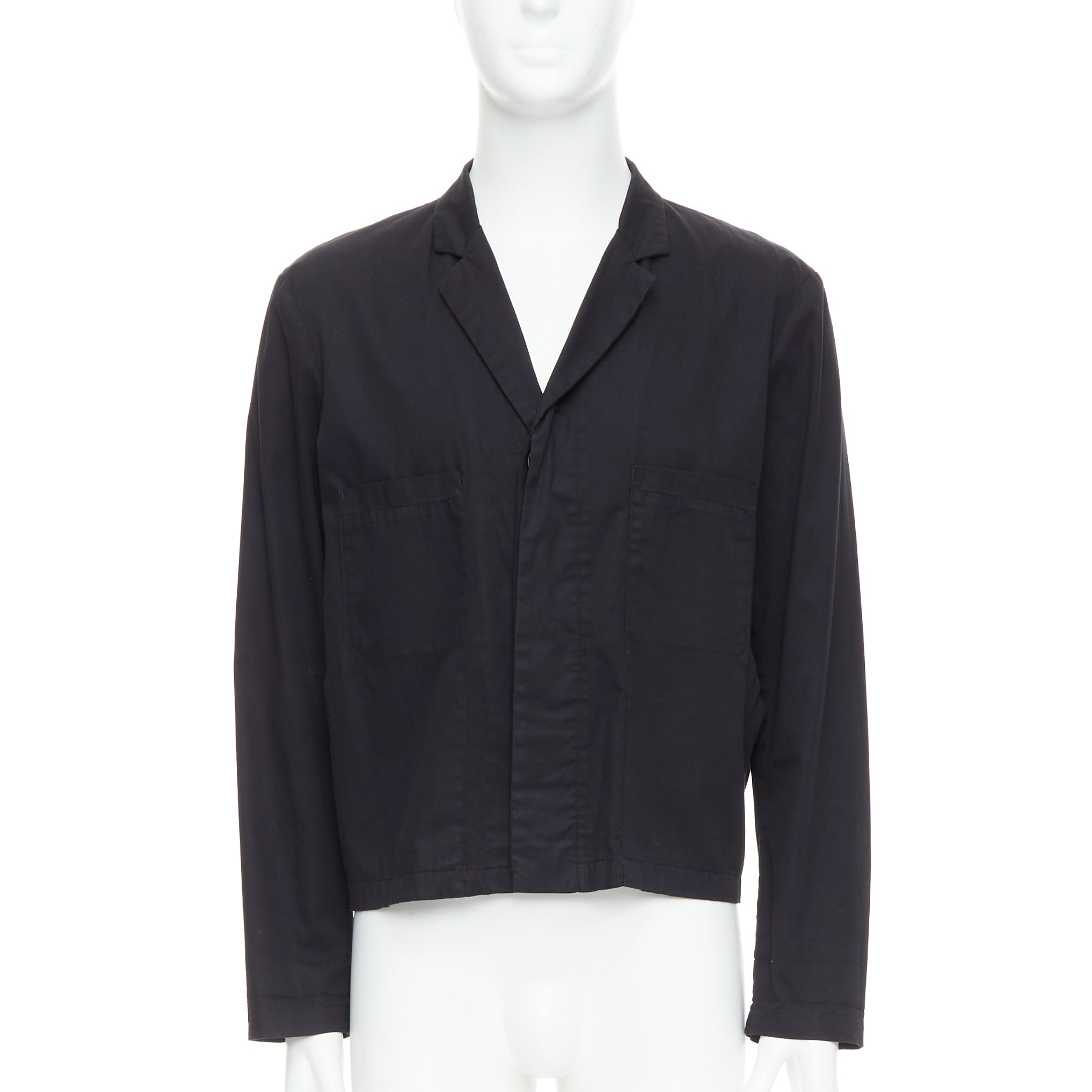 Raf Simons Black Ruched Blazer