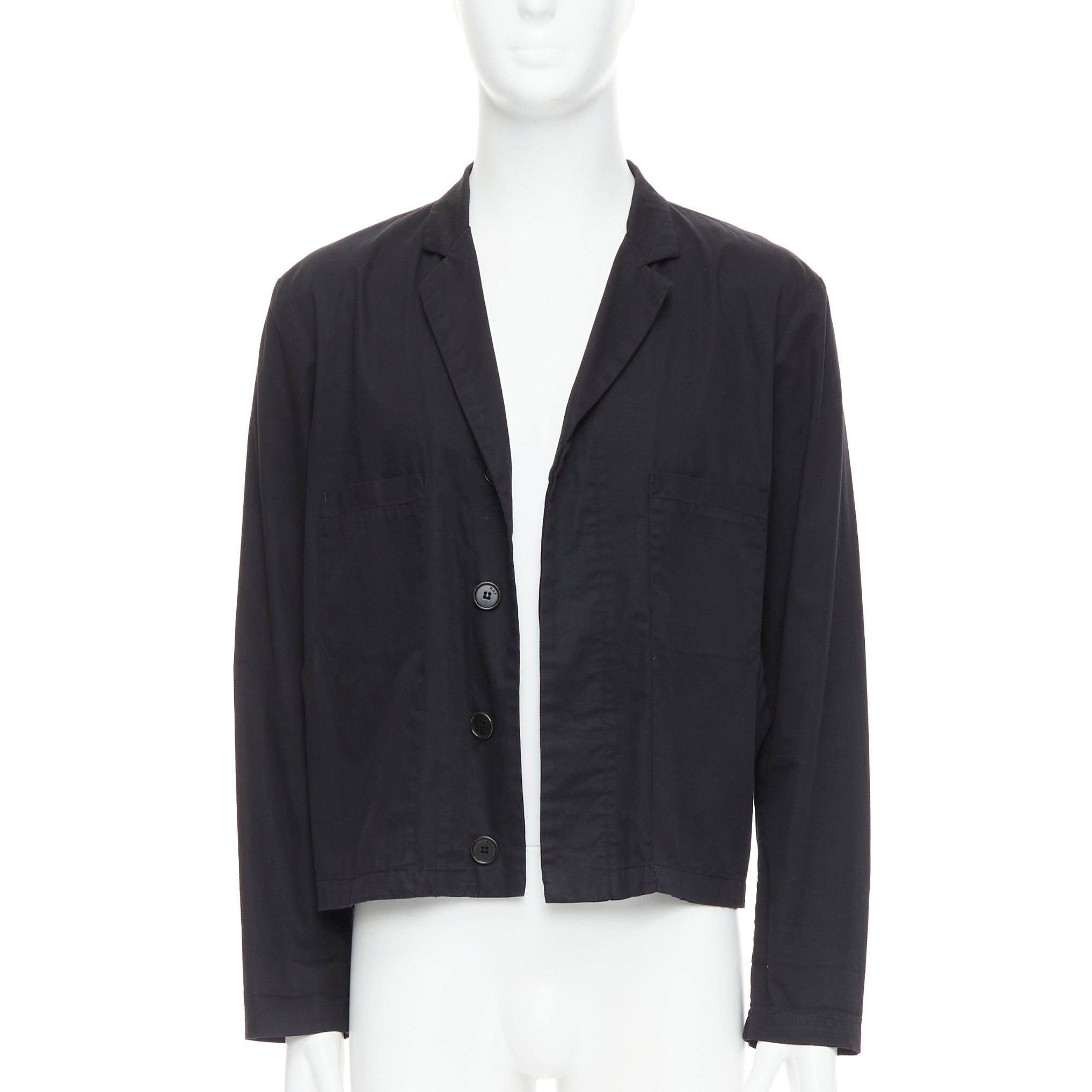 Raf Simons Black Ruched Blazer - Image 6