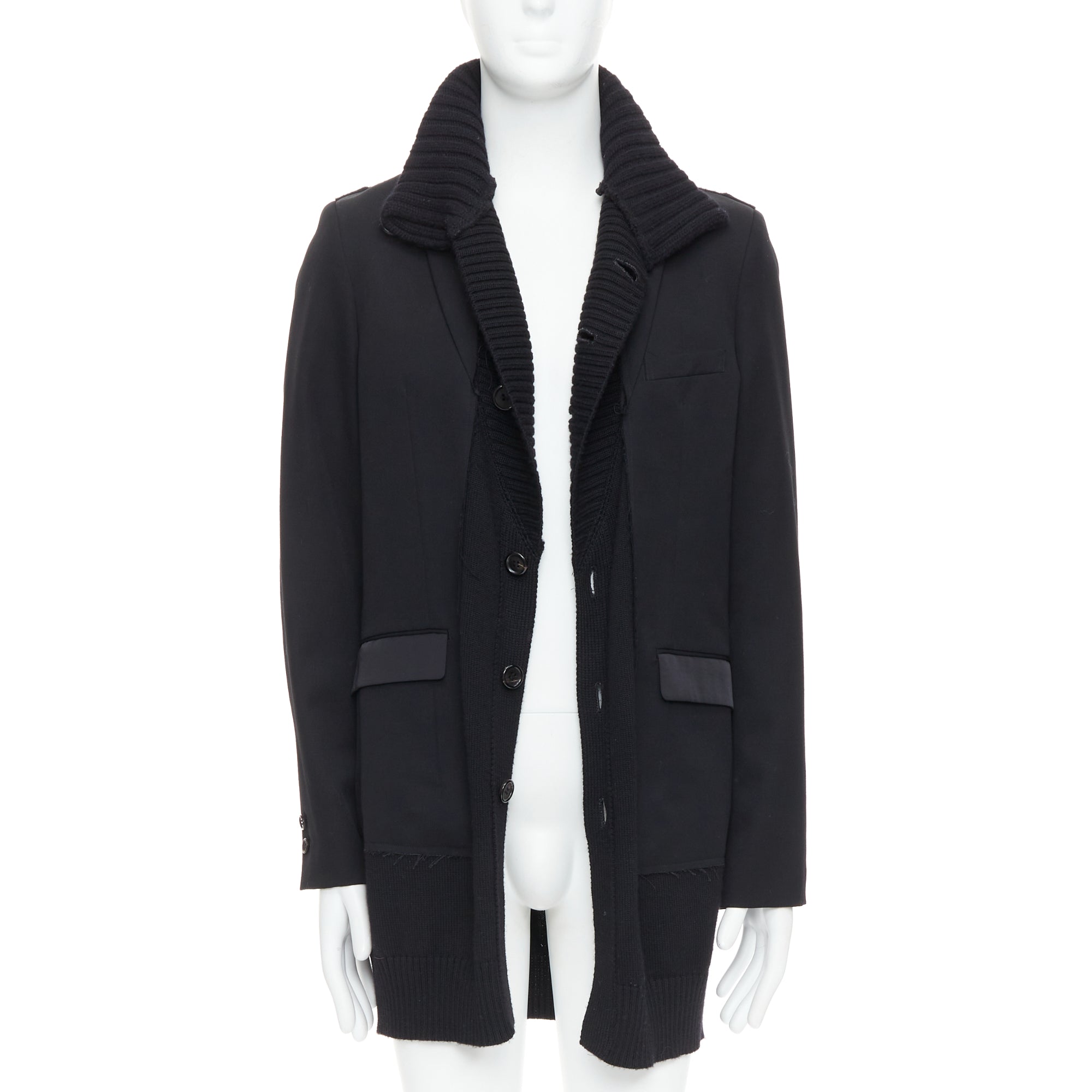 Undercover Black Rib Trim Coat - Image 6