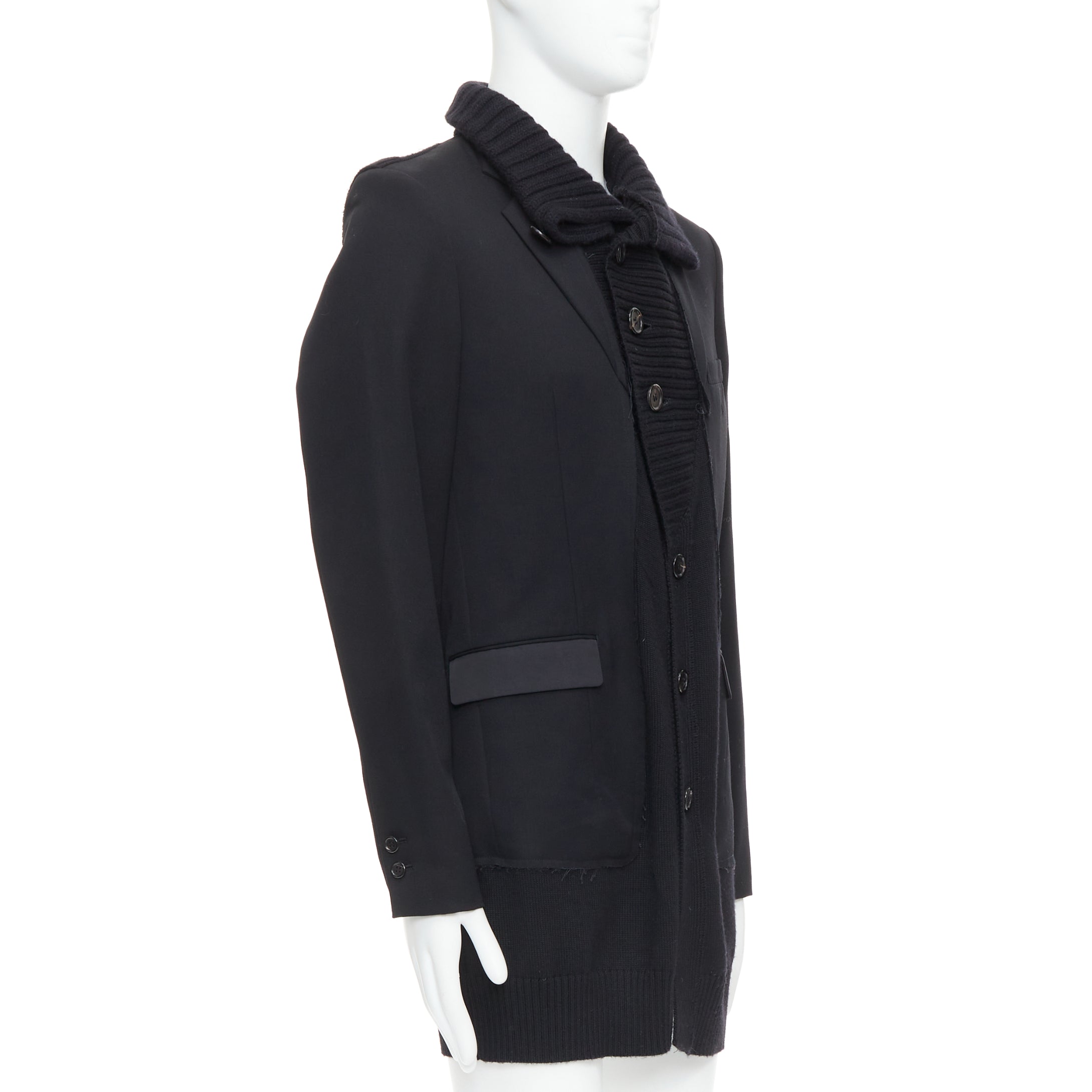 Undercover Black Rib Trim Coat - 4